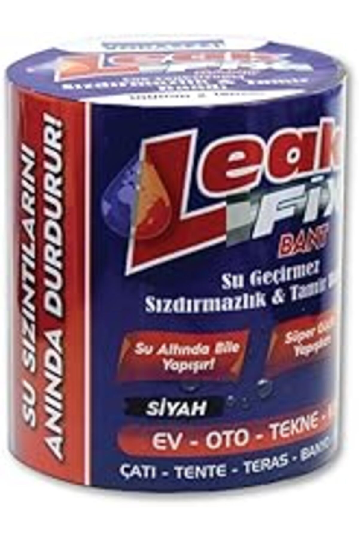 NZM TİCARET Vseal Leakfix Yama Bant 100mmx1,5mt - Siyah