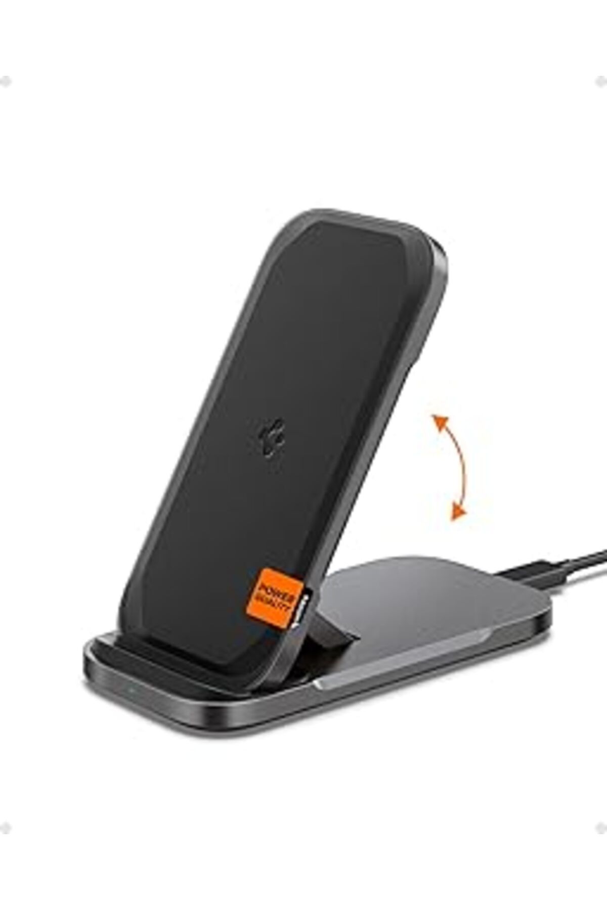 NZM TİCARET Spigen Designed For (15W) Flex Stand Kablosuz Şarj Cihazı Galaxy Için Super Fast Wireless C