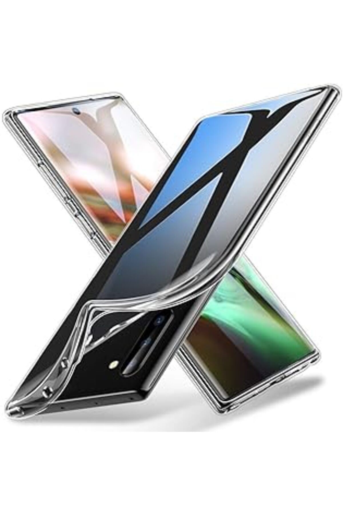 robotrend Galaxy Note 10 Kılıf Süper Silikon Kamera Korumalı