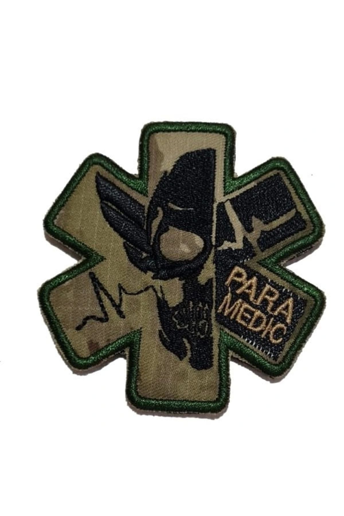 Astüm Askeri Malzeme TRAUMA SHOOTER PARAMEDIC PATCH - KAMO-YEŞİL