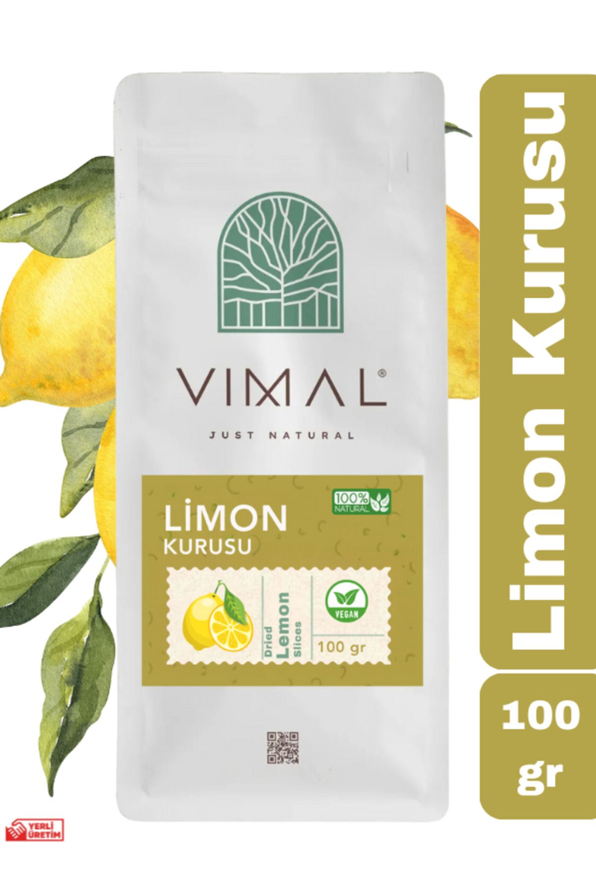 VIMAL Limon kurusu 100 gr ( Doğal Kurutulmuş Limon )