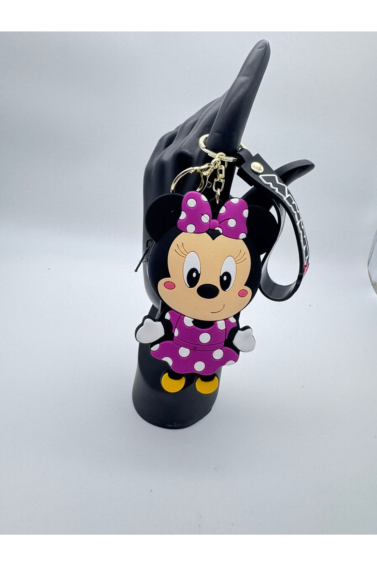 NATUREL Minnie Mouse Figürlü Silikon Cüzdan Anahtarlık