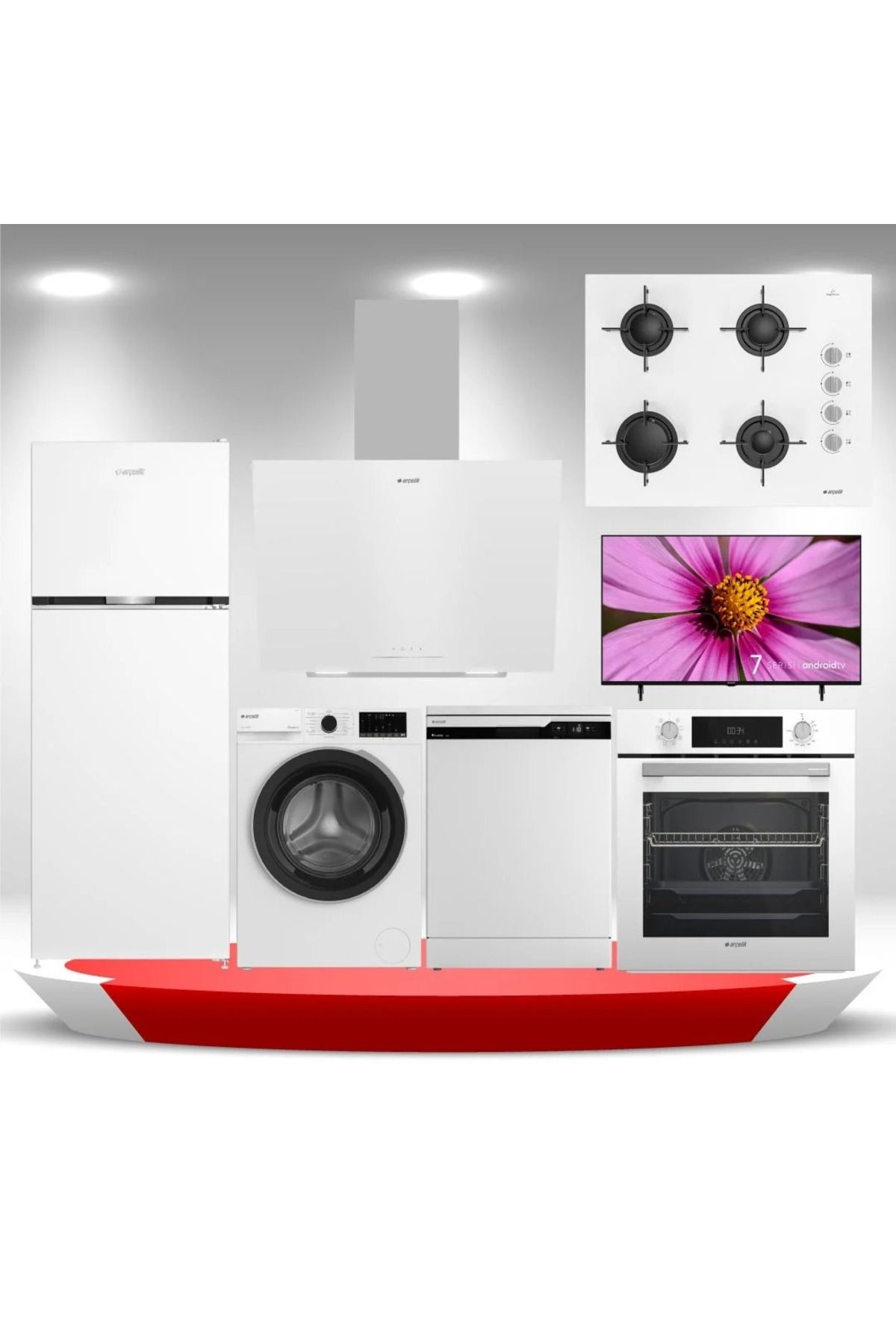 Arçelik Beyaz Home TV'li Çeyiz Seti