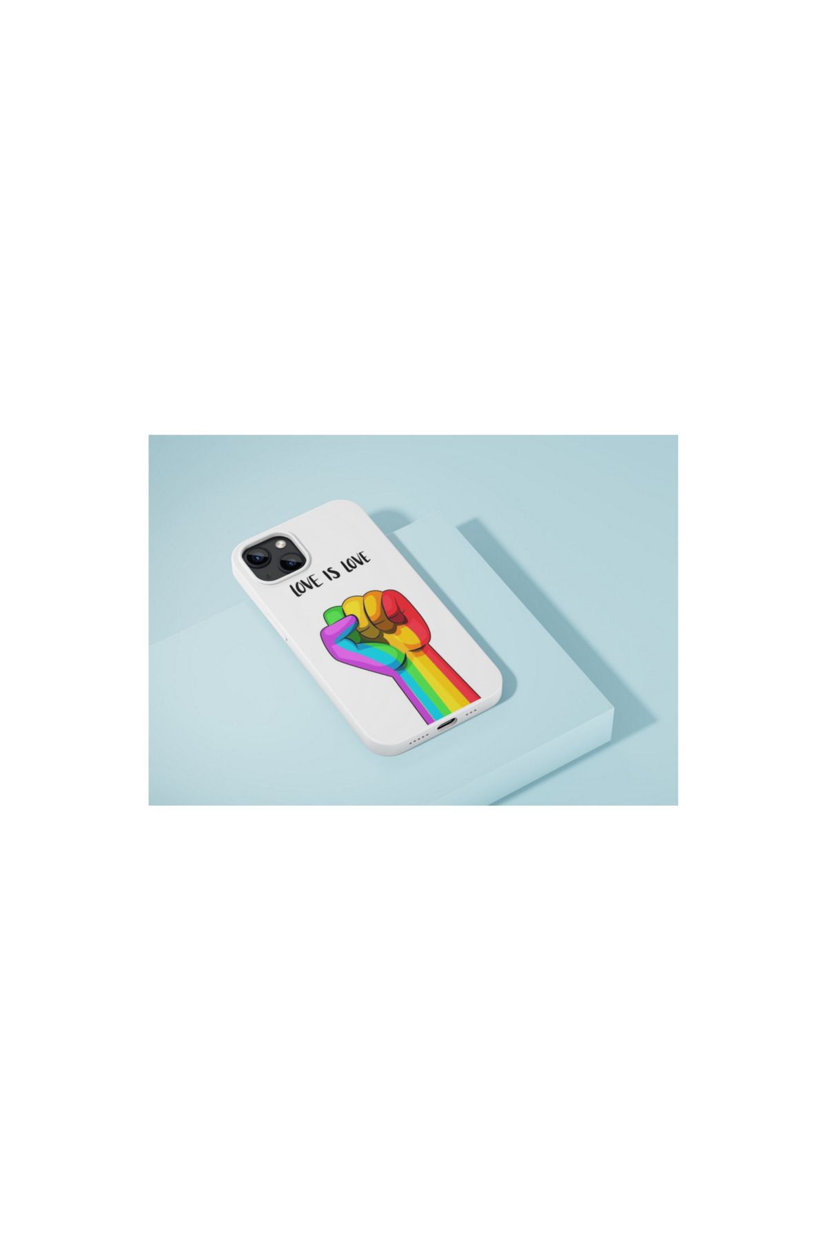 SOFTCASE LGBTQ Love is Love Iphone Tüm Modellere Uyumlu Kılıf Iphone 6,7,8,x,11,12,13,14,15,16 Plus