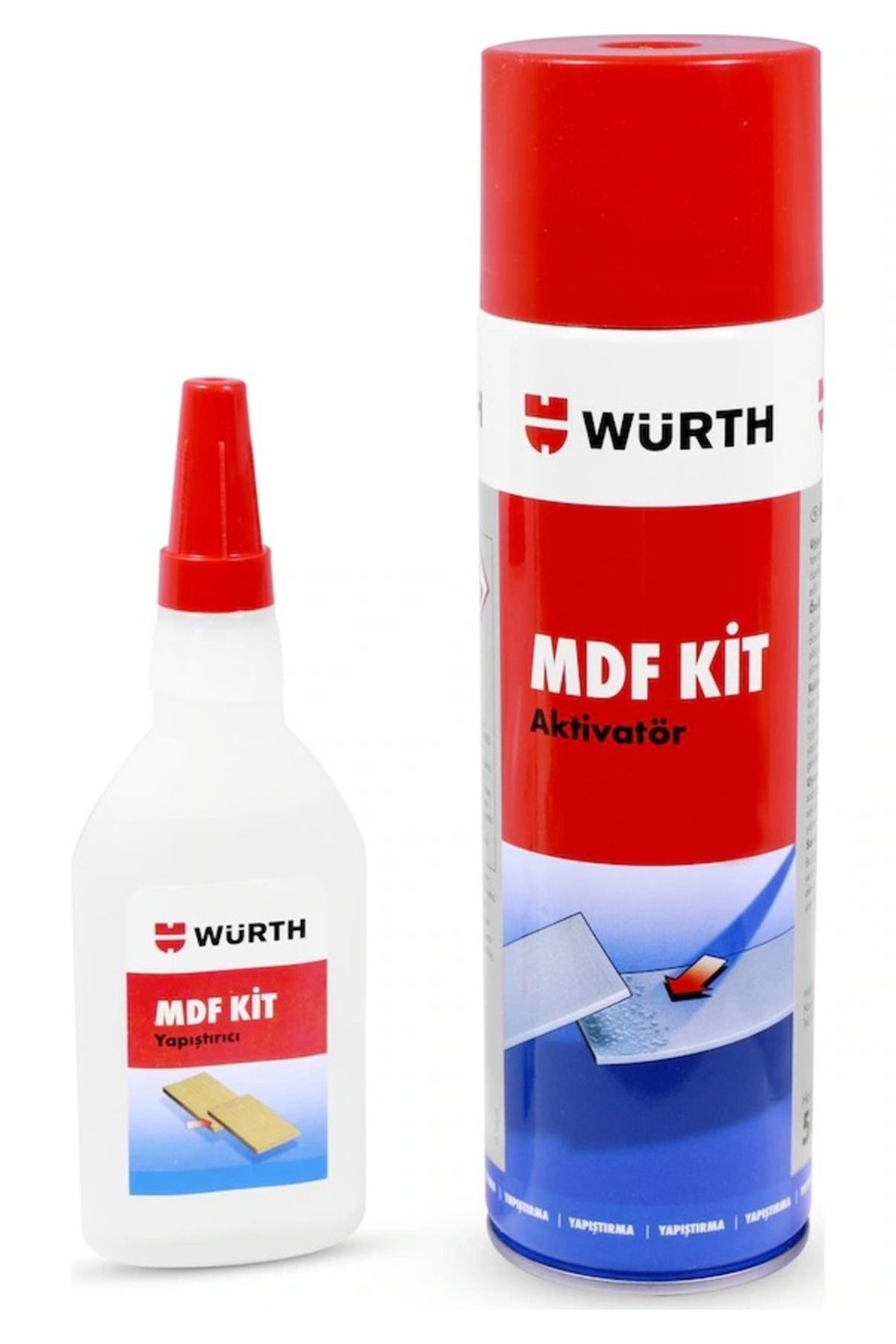 Marka Würth Mdf Kit Aktivatör Hızlı Yapıştırıcı 500 Ml+100 Gr