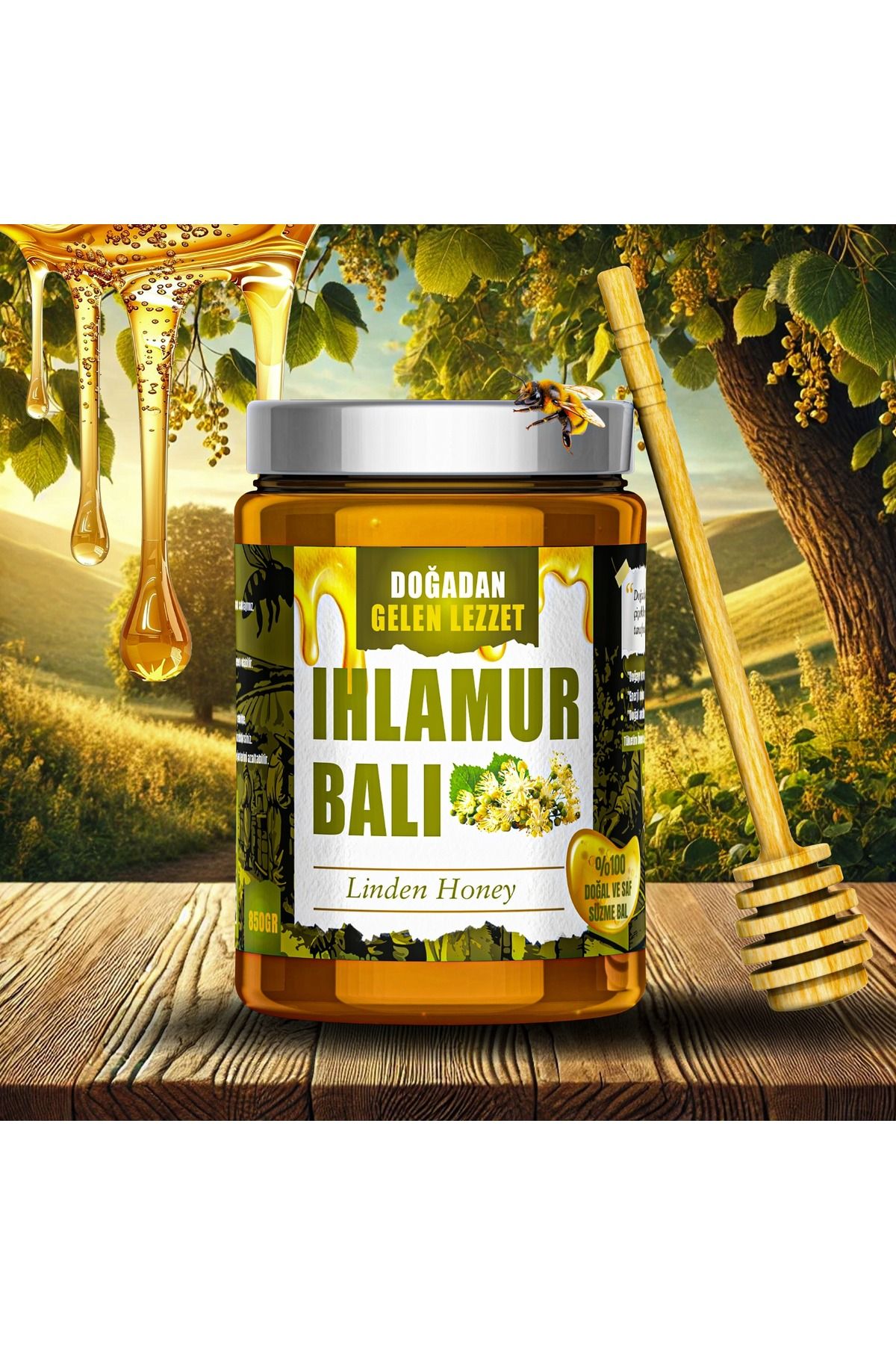 DOĞADAN GELEN LEZZET IHLAMUR BALI 850Gr