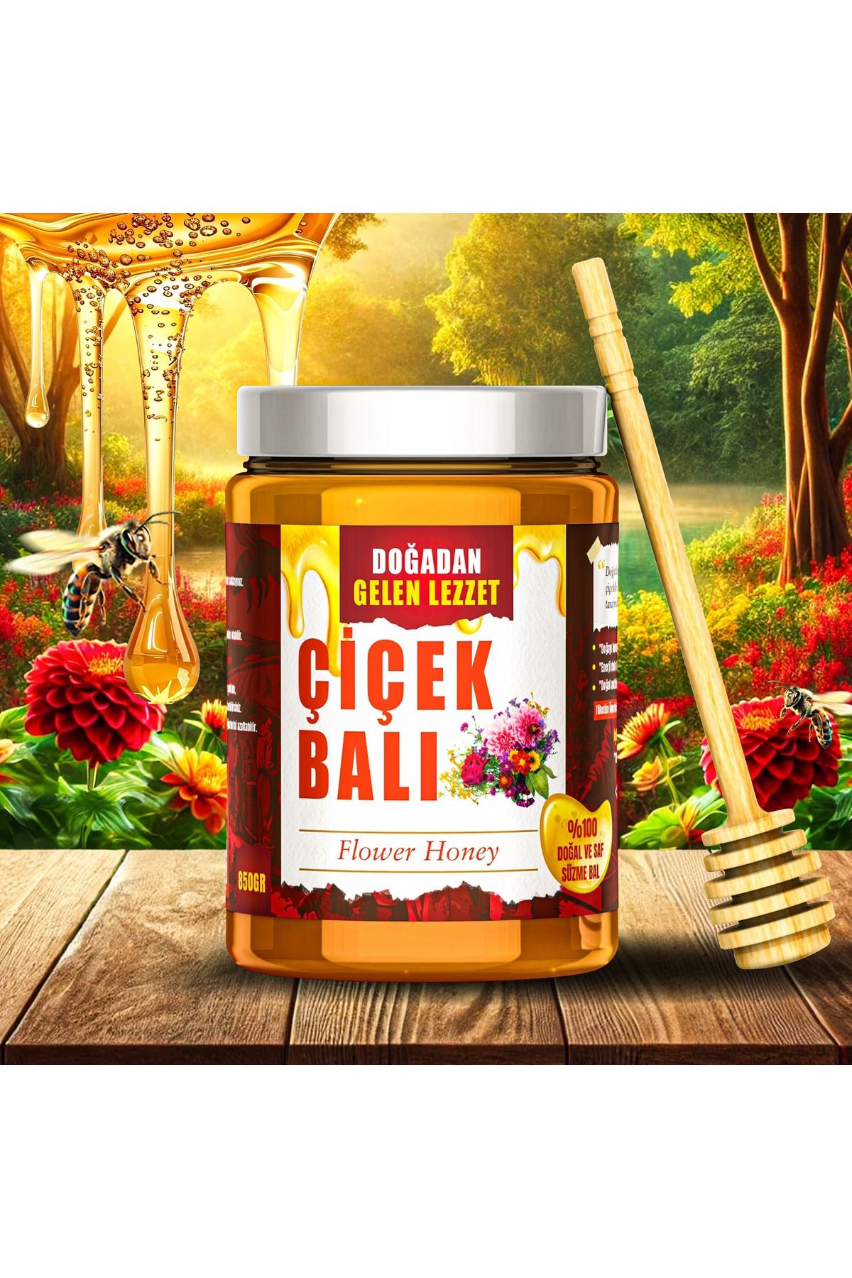 DOĞADAN GELEN LEZZET ÇİÇEK BALI 850Gr