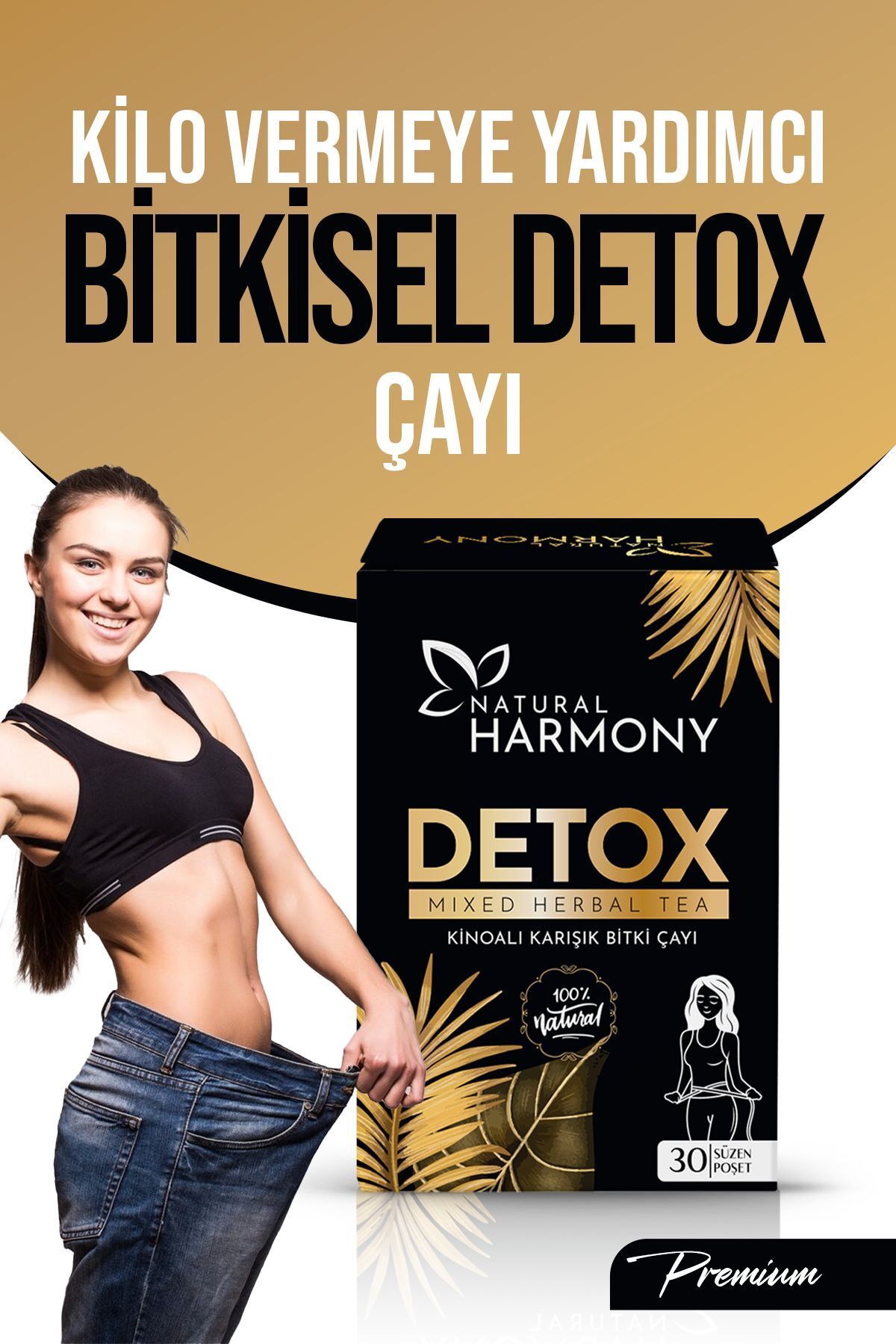 Natural Harmony Zayiflama1 Ve Kilo Vermeye Yardımcı İştah Kapatıcı Tok Tutucu Detox Form Çayı