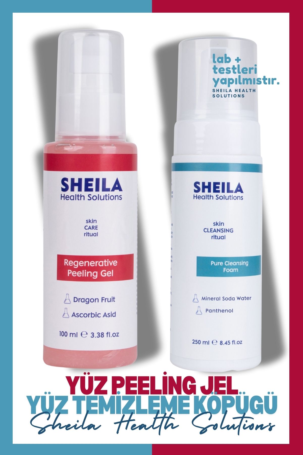 Sheila Health Solutions Yüz Temizleme Peeling Jel Yüz Temizleme Köpüğü 250ML