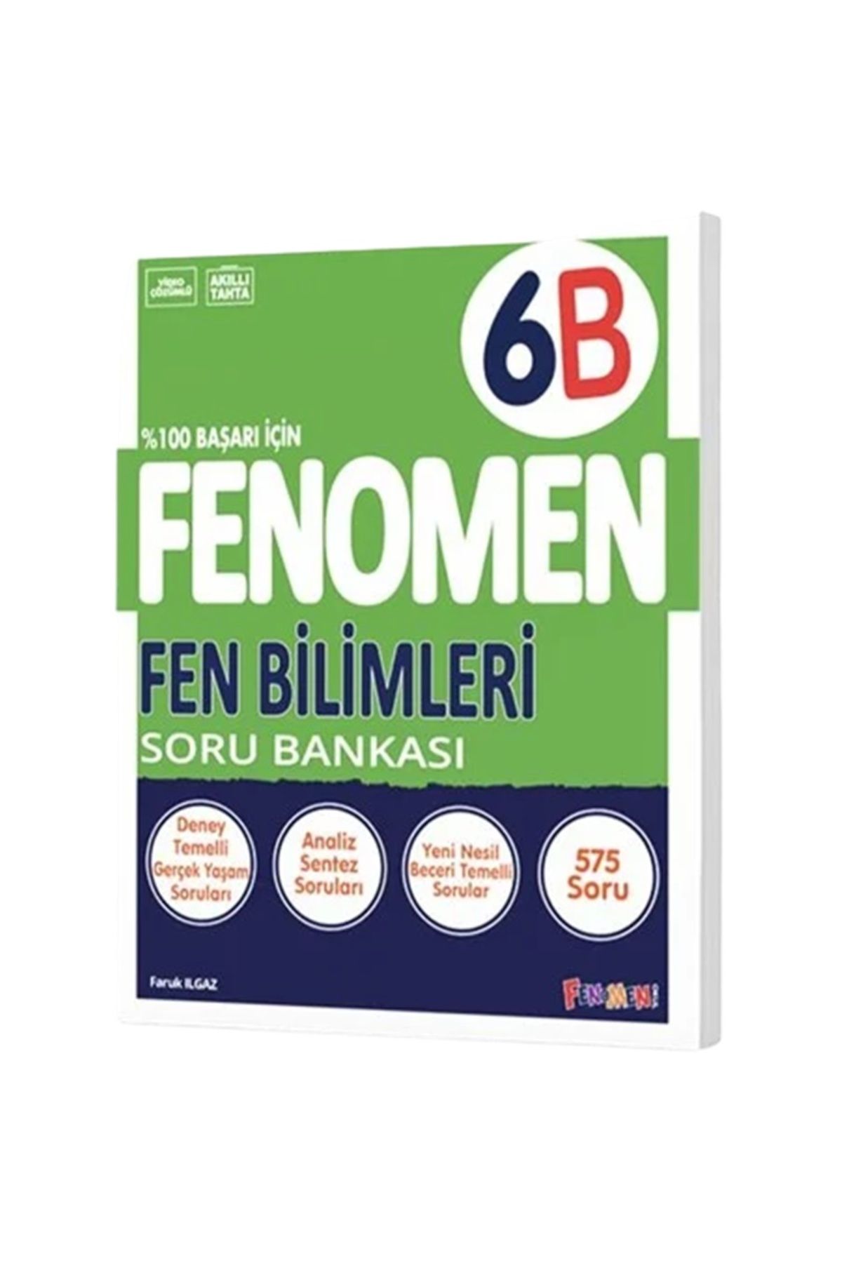 Fenomen Yayıncılık 2024-2025 Müfredat Yeni Nesil 6.Sınıf B Serisi Fen Bilimleri Soru Bankası