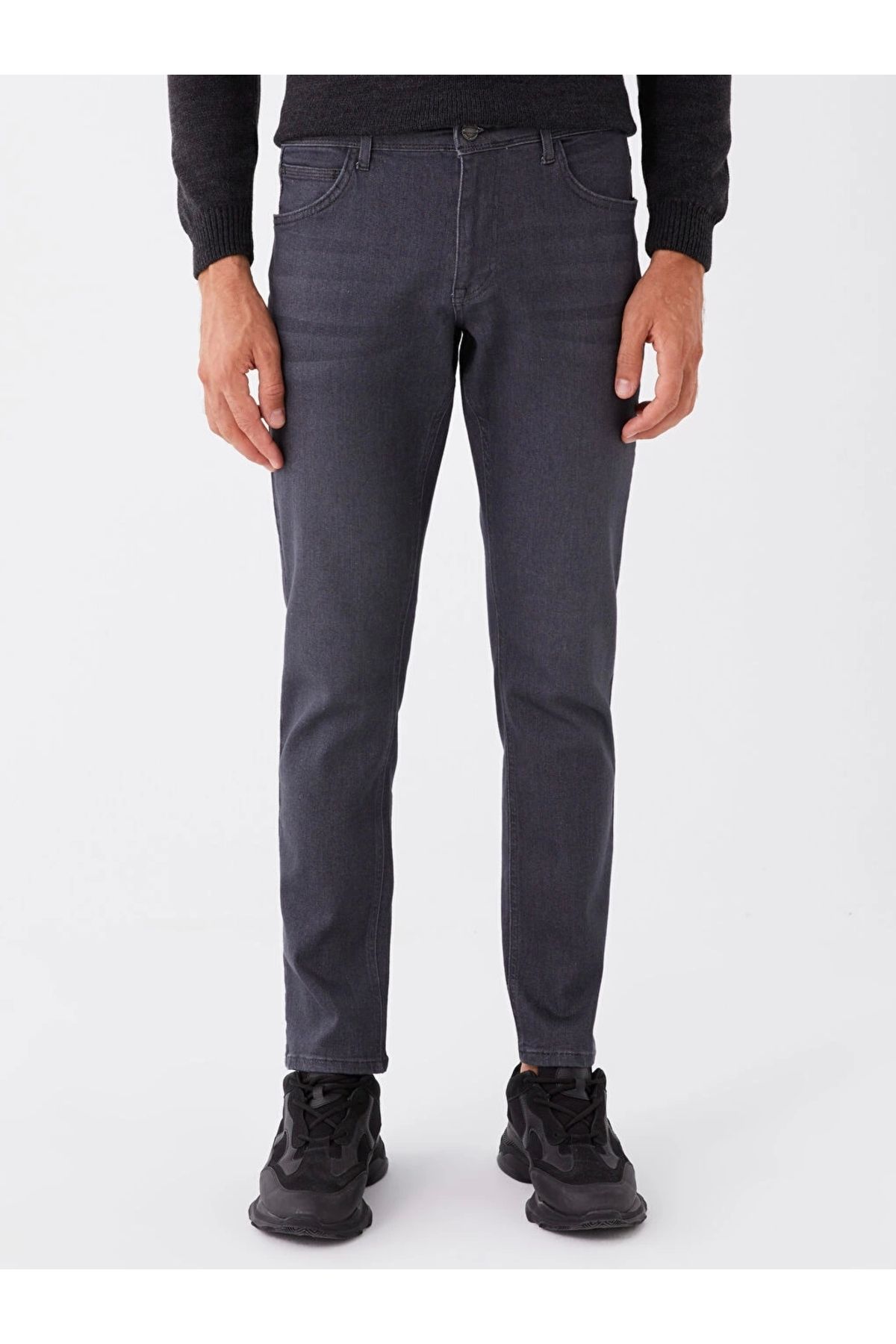 LC Waikiki-Ανδρικό τζιν παντελόνι LCW Jeans Grey 750 Slim Fit 3
