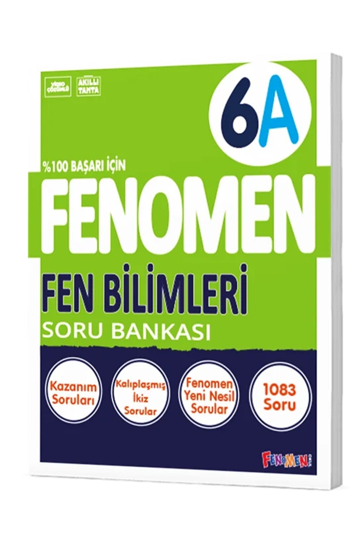 Fenomen Yayıncılık 2024-2025 Müfredat Yeni Nesil 6.Sınıf A Serisi Fen Bilimleri Soru Bankası