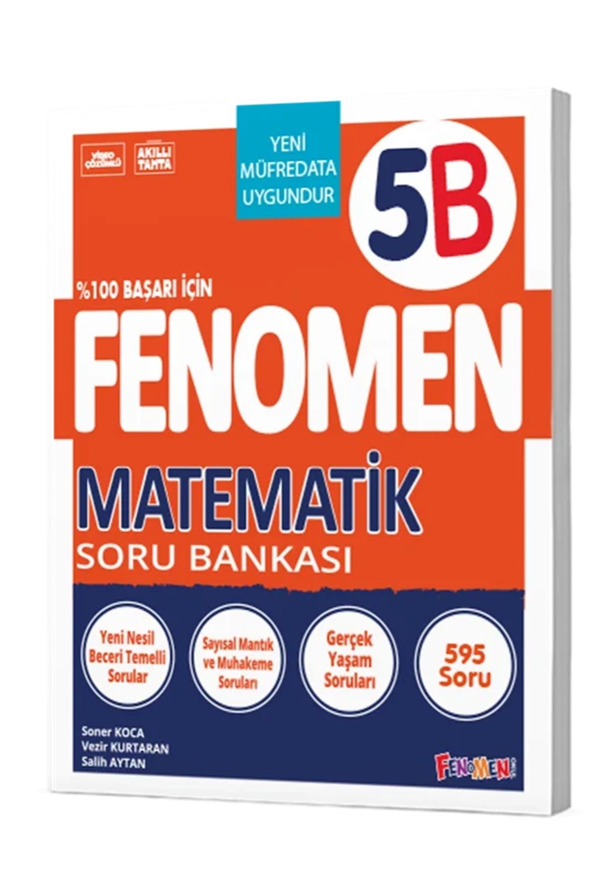 Fenomen Yayıncılık 2024-2025 Müfredat Yeni Nesil 5.Sınıf B Serisi Matematik Soru Bankası