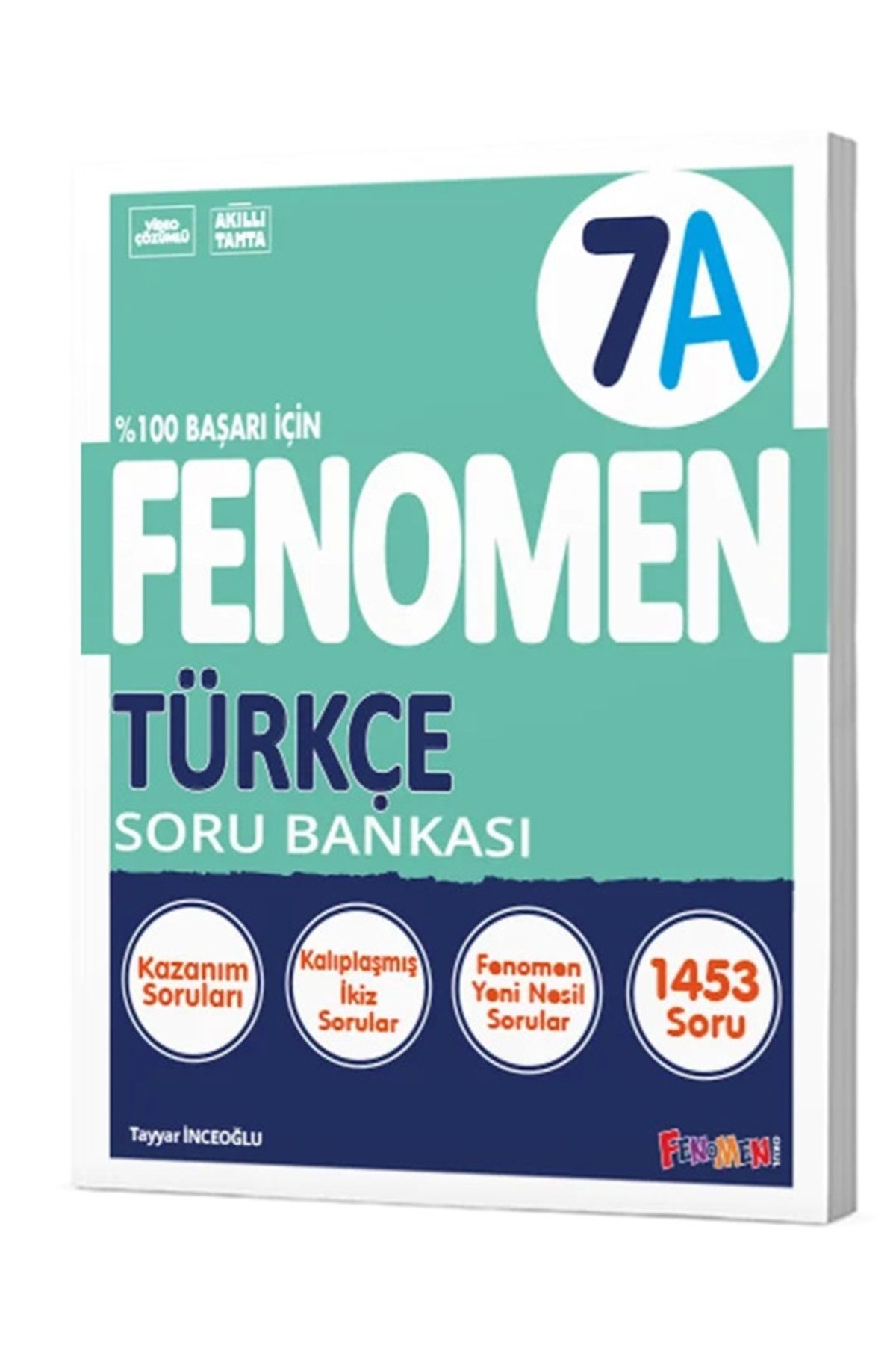 Fenomen Yayıncılık 2024-2025 Müfredat Yeni Nesil 7.Sınıf A Serisi Türkçe Soru Bankası