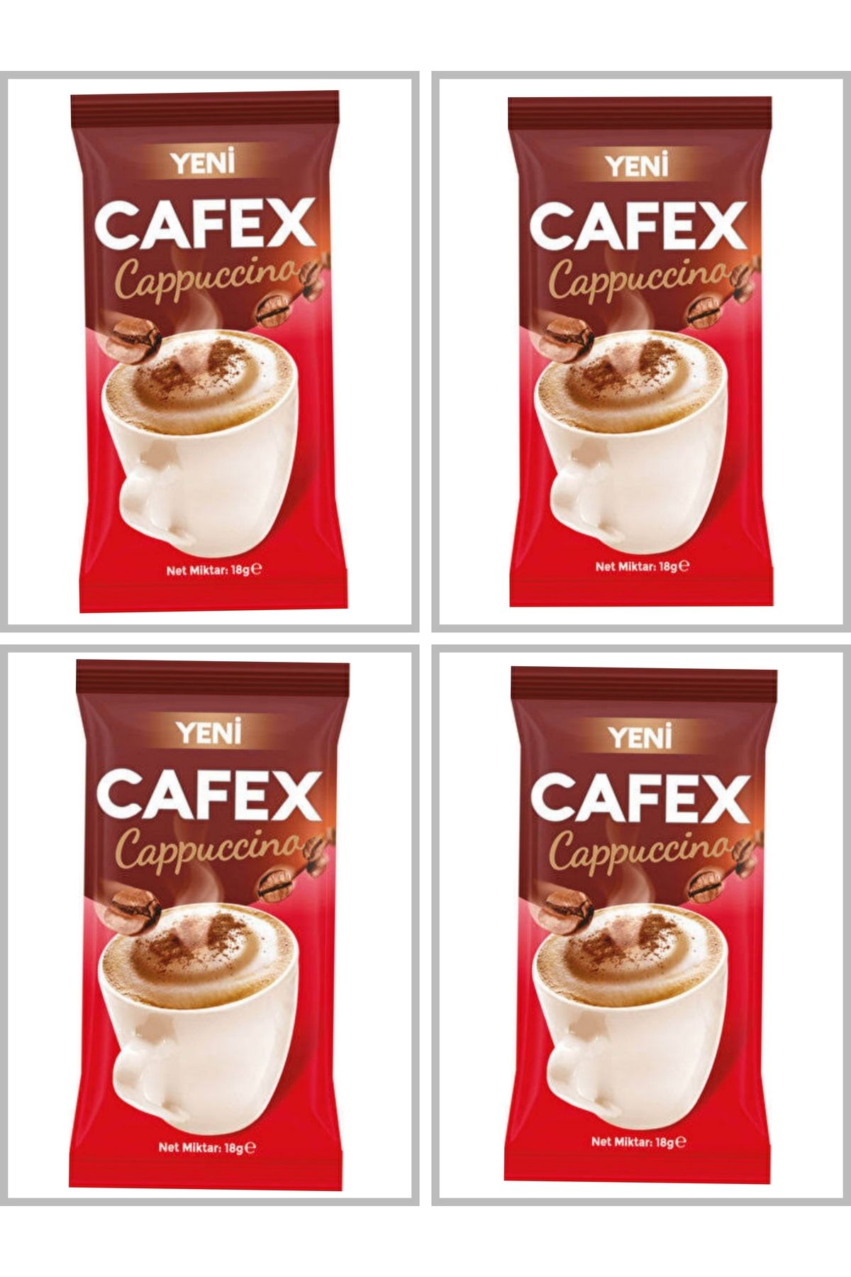 CAFEX 4 adet * 18 gr cafex cappuccino