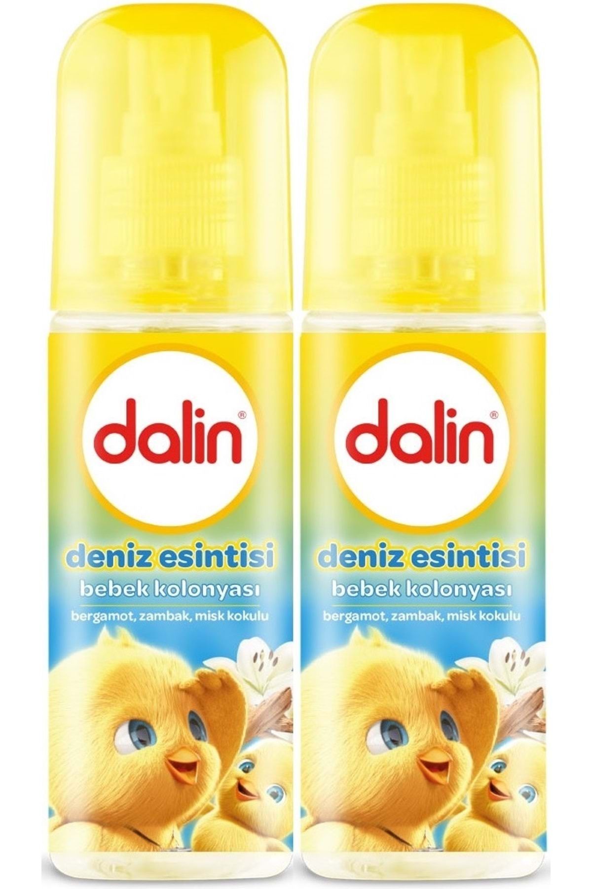 Dalin Bebek Kolonyası 150ml Deniz Esintisi 2 Adet (BERGAMOT-ZAMBAK-MİSK KOKULU)