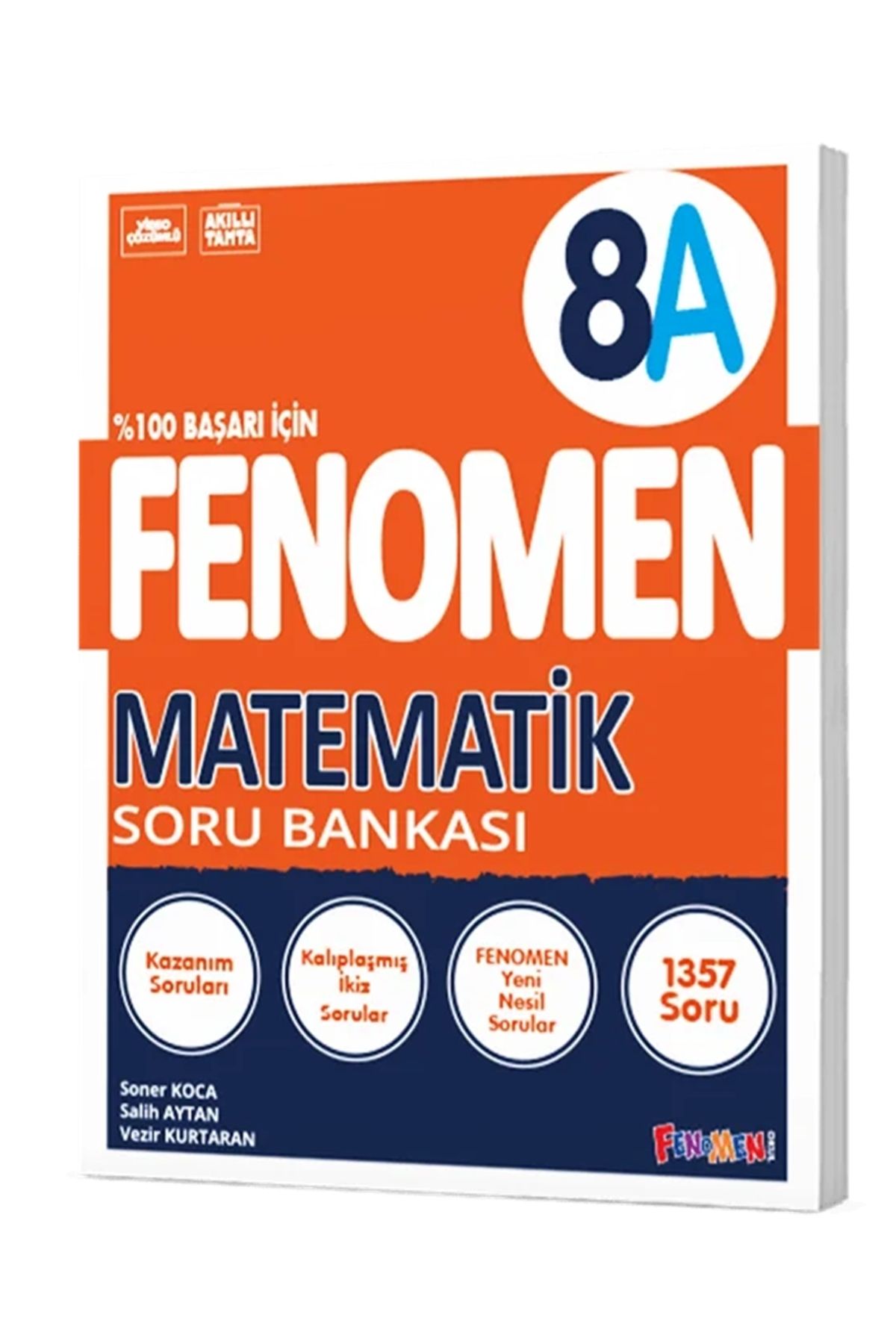 Fenomen Yayıncılık 2024-2025 Müfredat Yeni Nesil 8.Sınıf A Serisi Matematik Soru Bankası