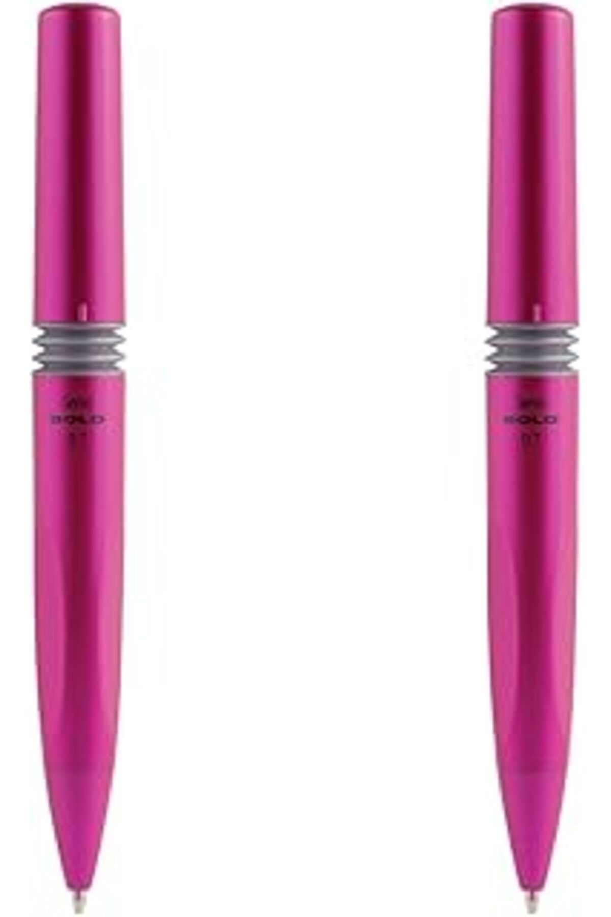 ShopZum Bold Mekanik Kursun Kalem 07Mm Metalik Pembe 2Li Set