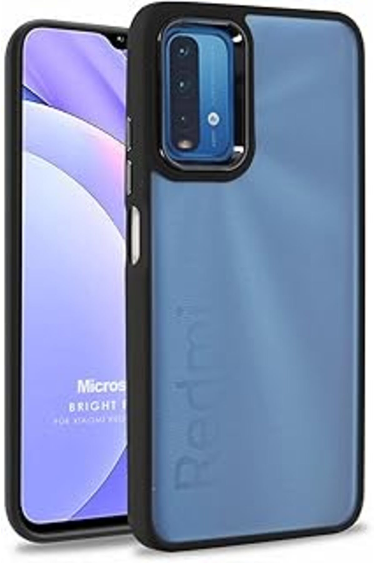 EDALKILIÇ Redmi 9T Için Kılıf Bright Planet Siyah [Redmi 9T Ile Uyumlu Kılıf - Siyah]