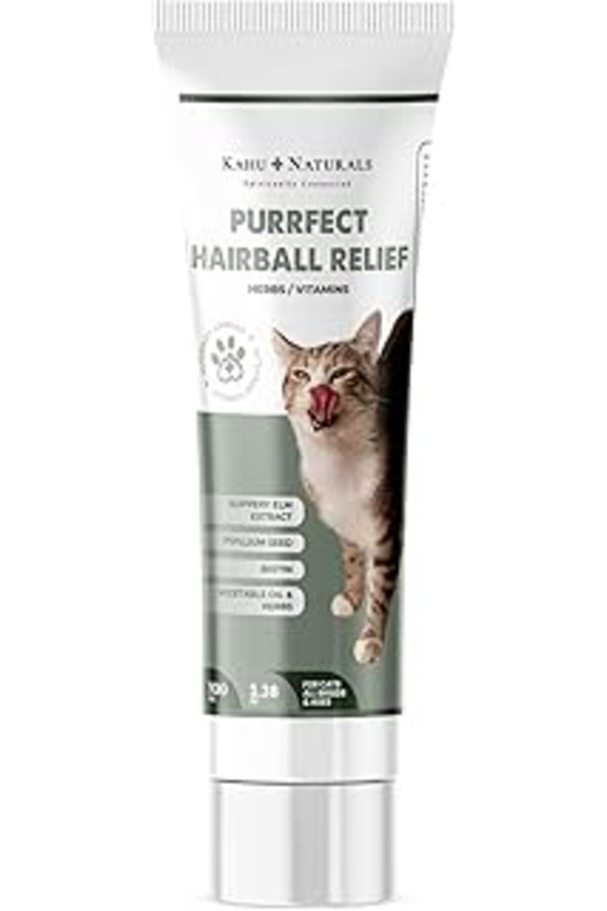 ShopZum Kahu Naturals Purrfect Hairball Relief, Ler Için Tüy Yumağı Giderici Ve Önleyici Doğal Malt, 10