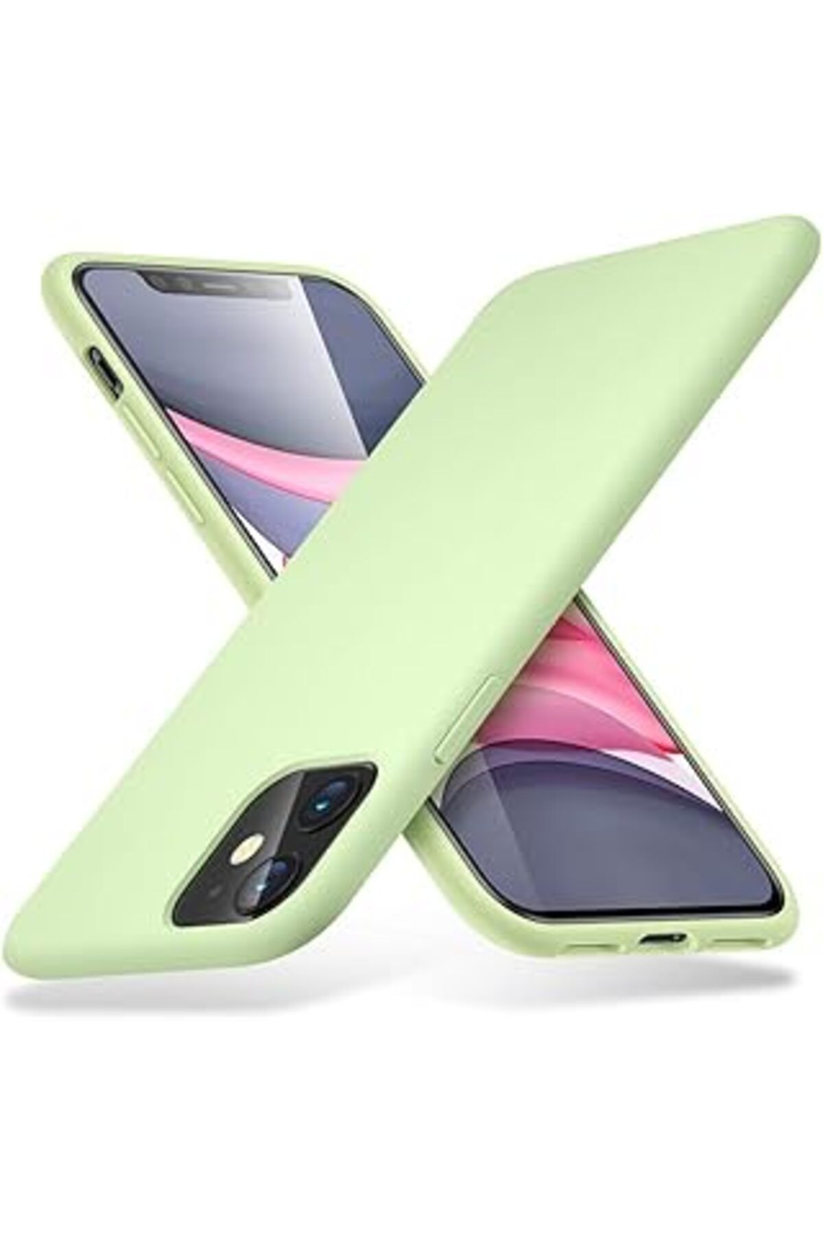 EDALKILIÇ Iphone 11 Kılıf,Yippee Color,Matcha Green