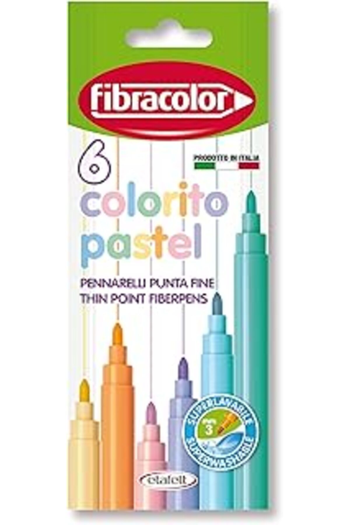 ebadi Fibracolor 10550Sw006Se Fibracolor Colorito Pastel 6 Renk