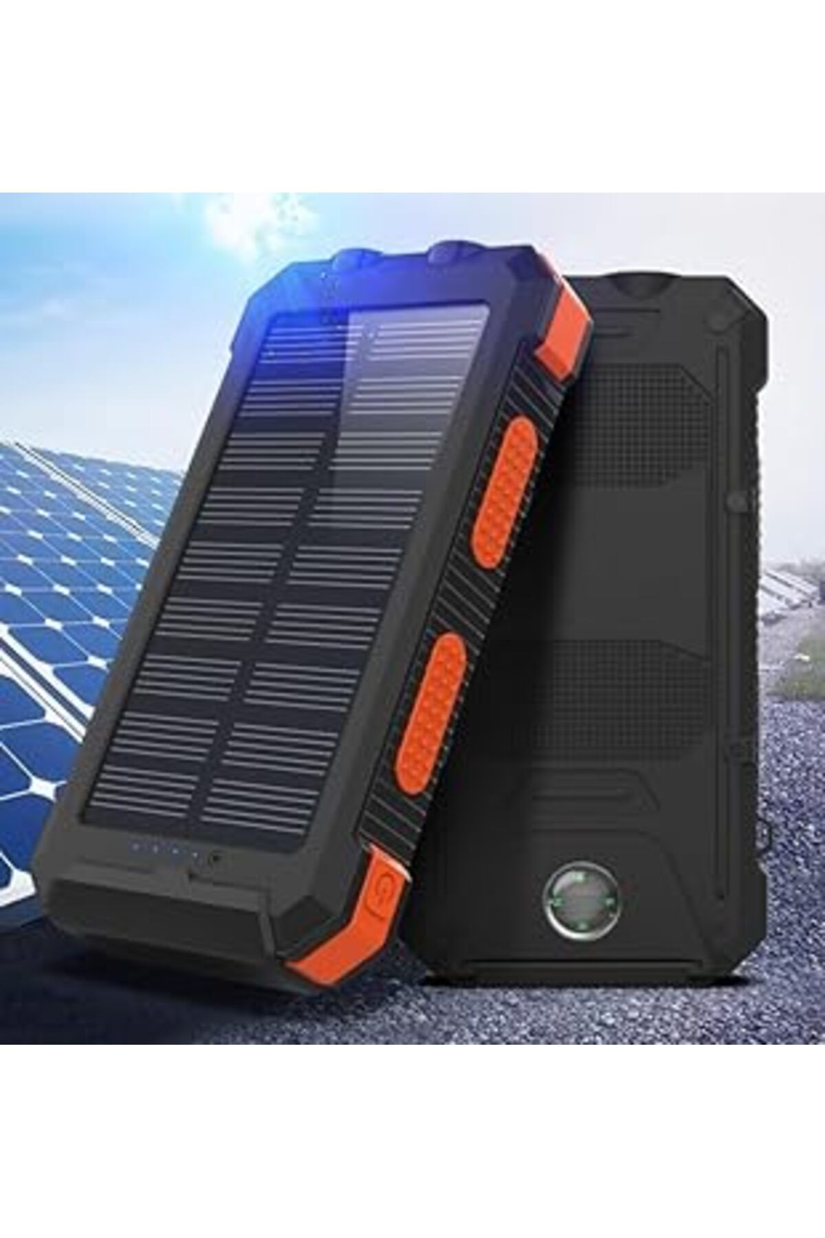 nerede bulurum Agile 10000Mah Polikristal Solar Güneş Enerjili Powerbank Su Geçirmez Taşınabilir Göstergeli F