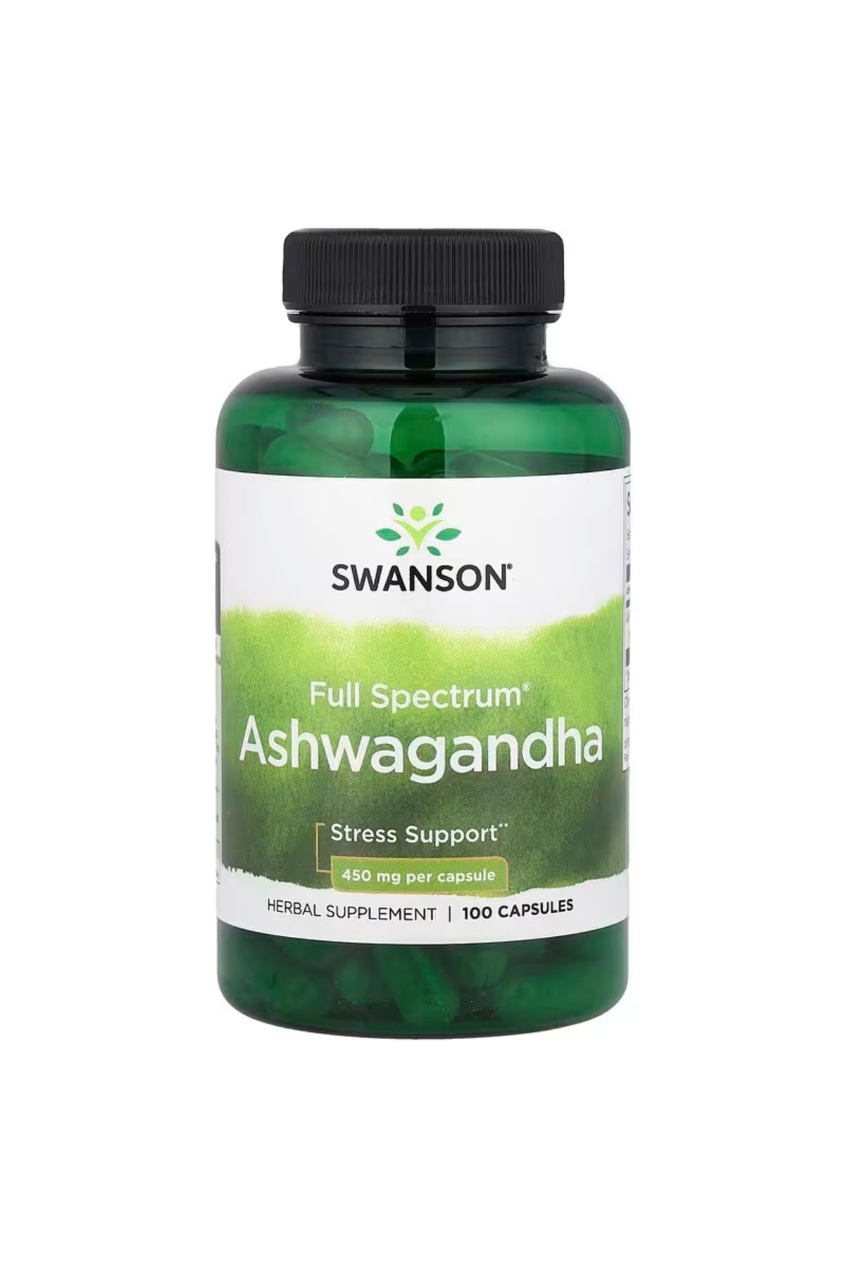 SWANSON , Full Spectrum® Ashwagandha, 900 Mg, 100 Kapsül (HER BİR KAPSÜL IÇİN 450 MG)