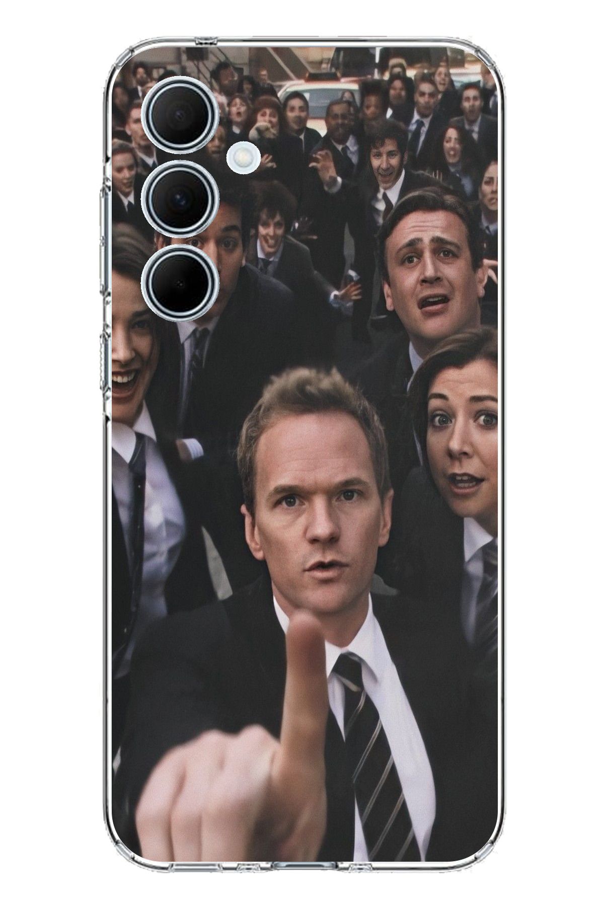 TechTree SAMSUNG Galaxy A35 Uyumlu How i met your mother Selfie Tasarımlı Şeffaf Silikon Kılıf