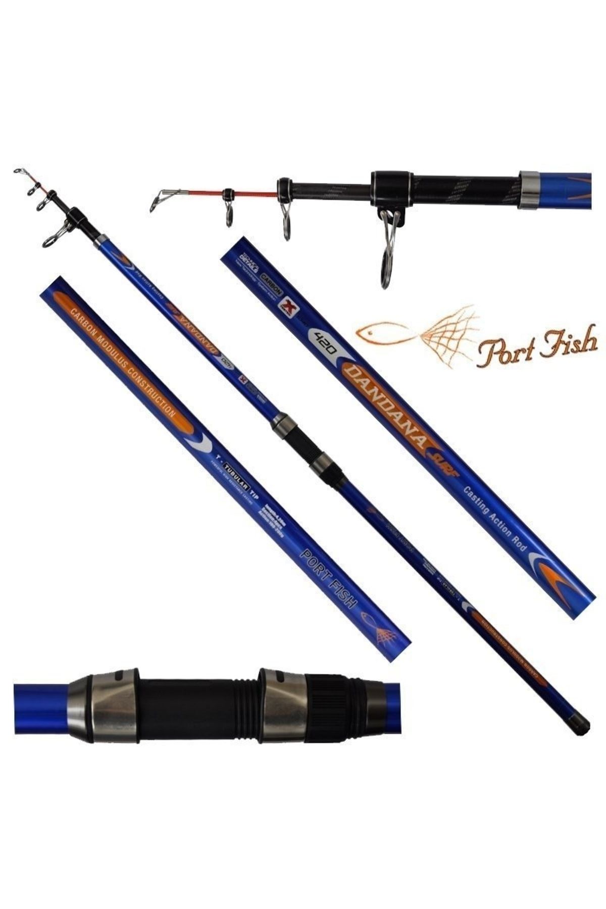 PORTFİRE Portfish Dandana 420 cm Surf Olta Kamışı 100-200 gr