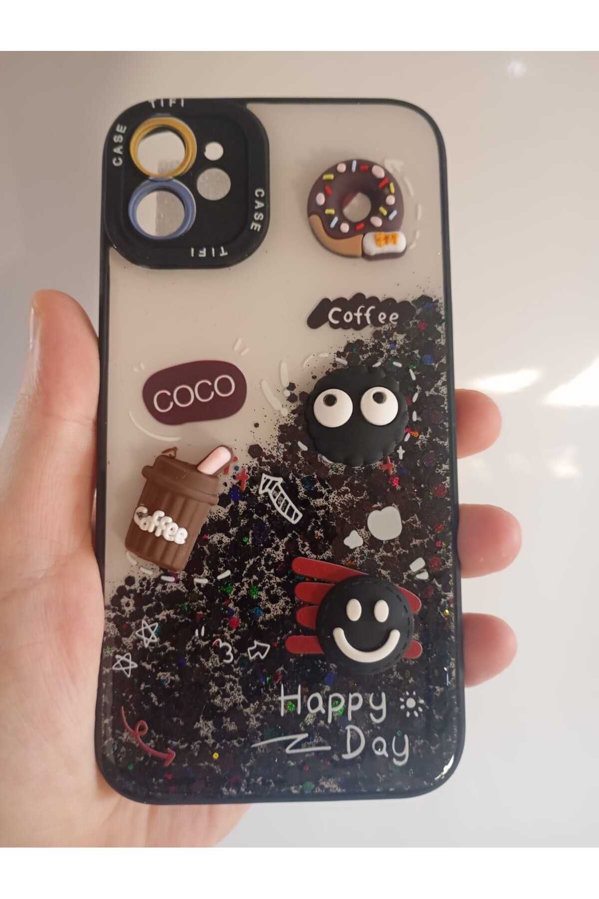 Soffany Iphone 11 Yapışkan Karikatürlü Kılıf