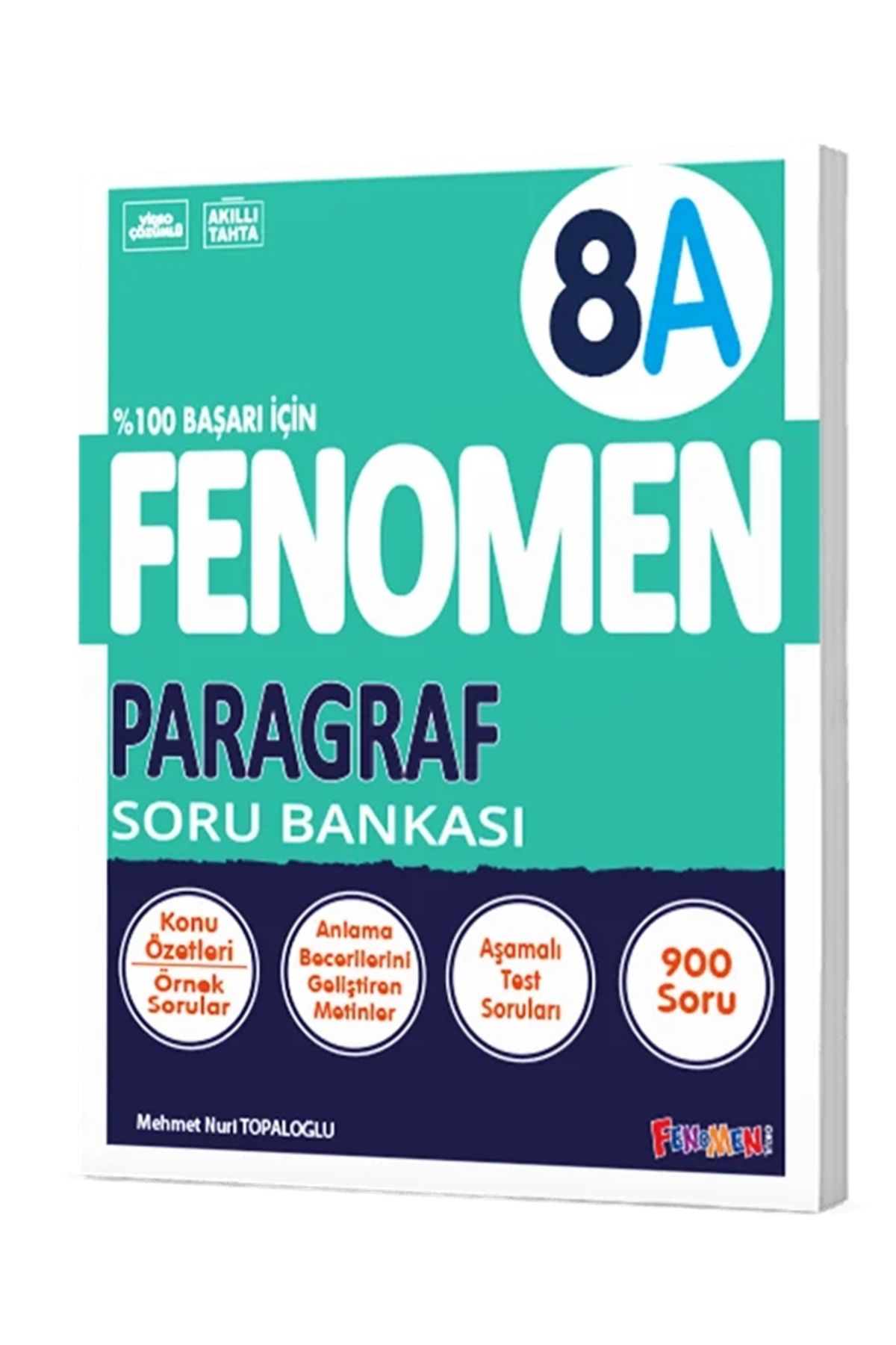 Fenomen Yayıncılık 2024-2025 Müfredat Yeni Nesil 8.Sınıf A Serisi Paragraf Soru Bankası