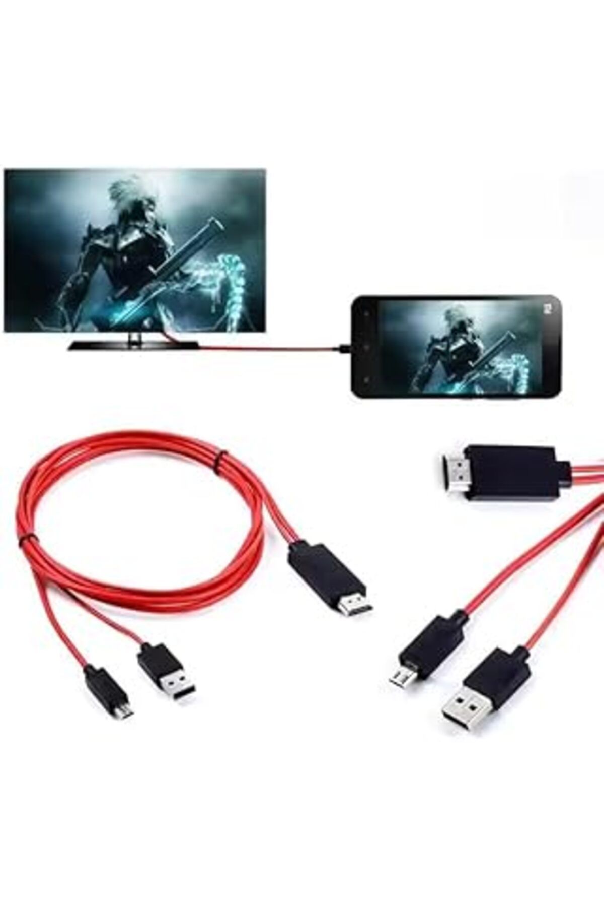 robotrend 6.5 Ayaklar - Usb Adaptör Dönüştürücü Kablosu 1080P Hdtv Android Cihazlar