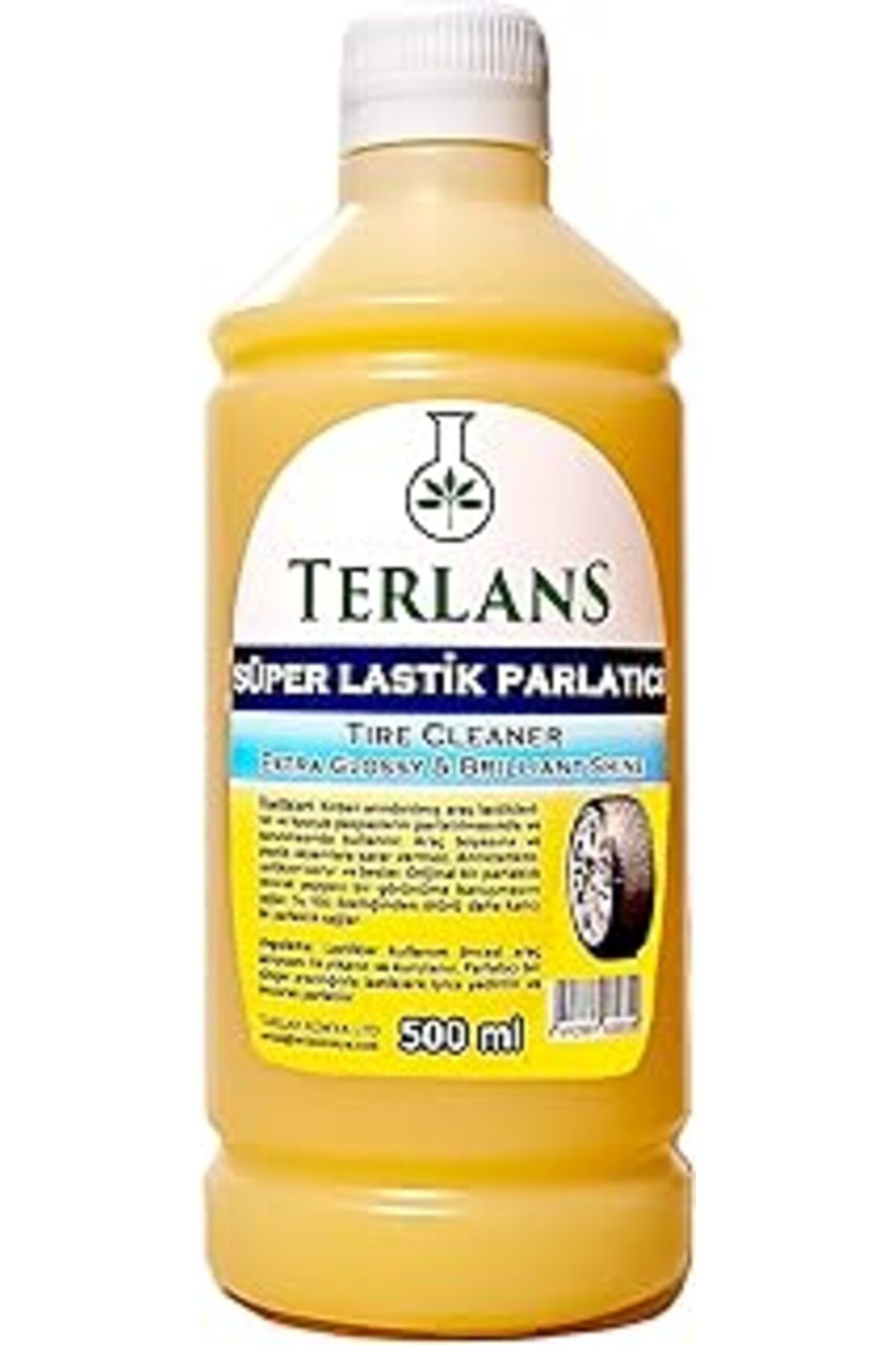 MAGNESİA Terlans Lastik Parlatıcı Jel 500 Ml Tire Cleaning Gel Extra Glossy