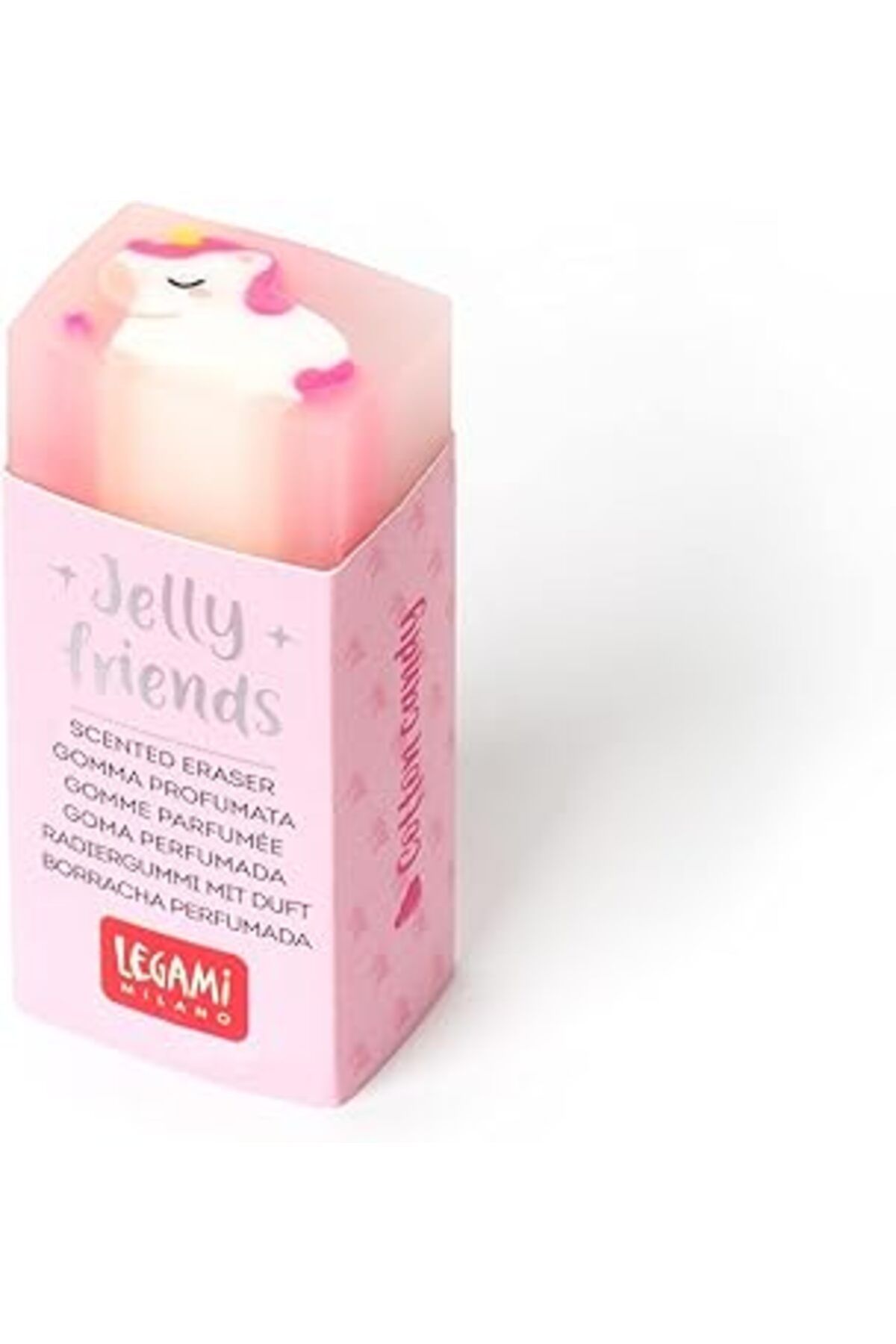 ebadi Legami - Kokulu Kauçuk, Jelly Friends, 2,2 X 5 Cm, Tek Boynuzlu At Teması, Şeker Ipliği, Yumuşak Ve