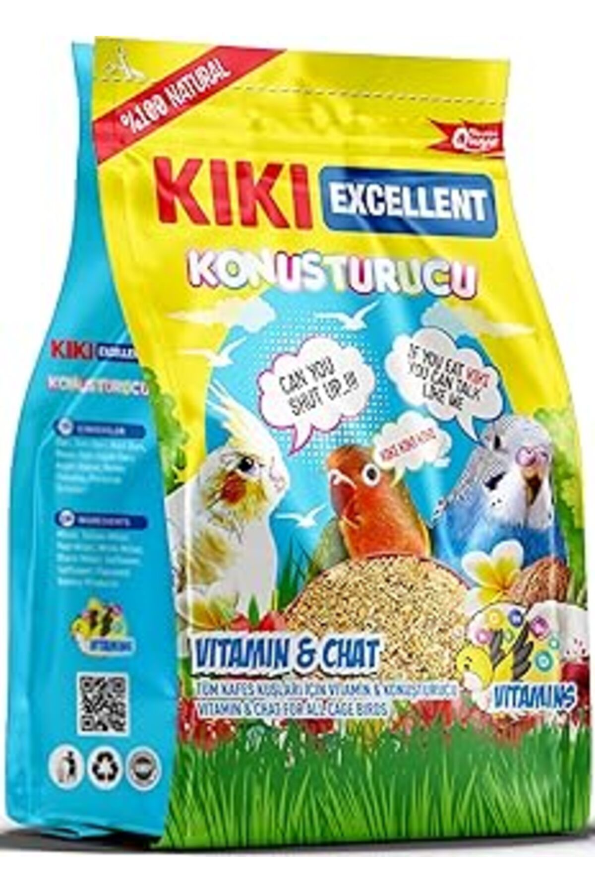 nerede bulurum Kiki Excellent Kuş Konuşturucu 150 Gr. Kb321