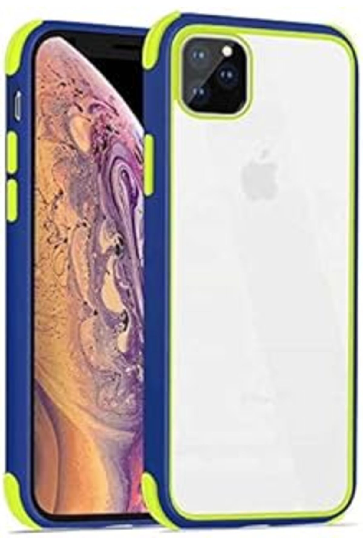 MAGNESİA Iphone 11 Pro Max Ile Uyumlu Kılıf Tiron Kapak Koruma Arka Kapak Köşeleri Airbag Iphone 1