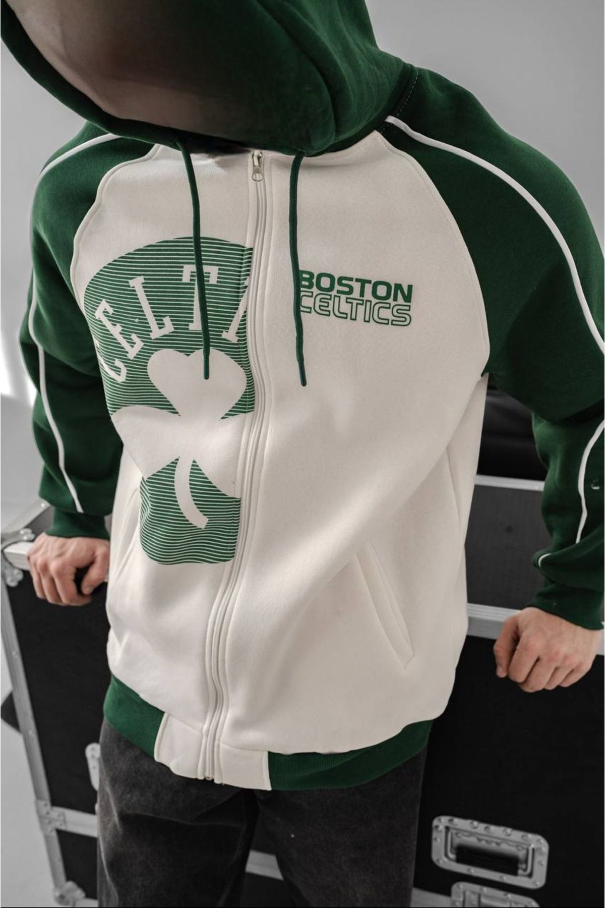 bergibo CELTIC BOSTON KAPÜŞONLU SWEAT HIRKA KALİTELİ KIŞLIK