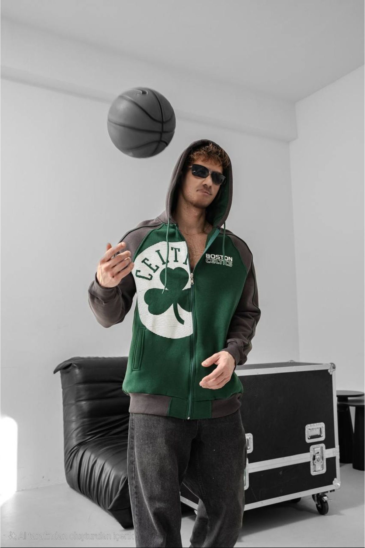 bergibo CELTIC BOSTON KAPÜŞONLU SWEAT HIRKA KALİTELİ KIŞLIK