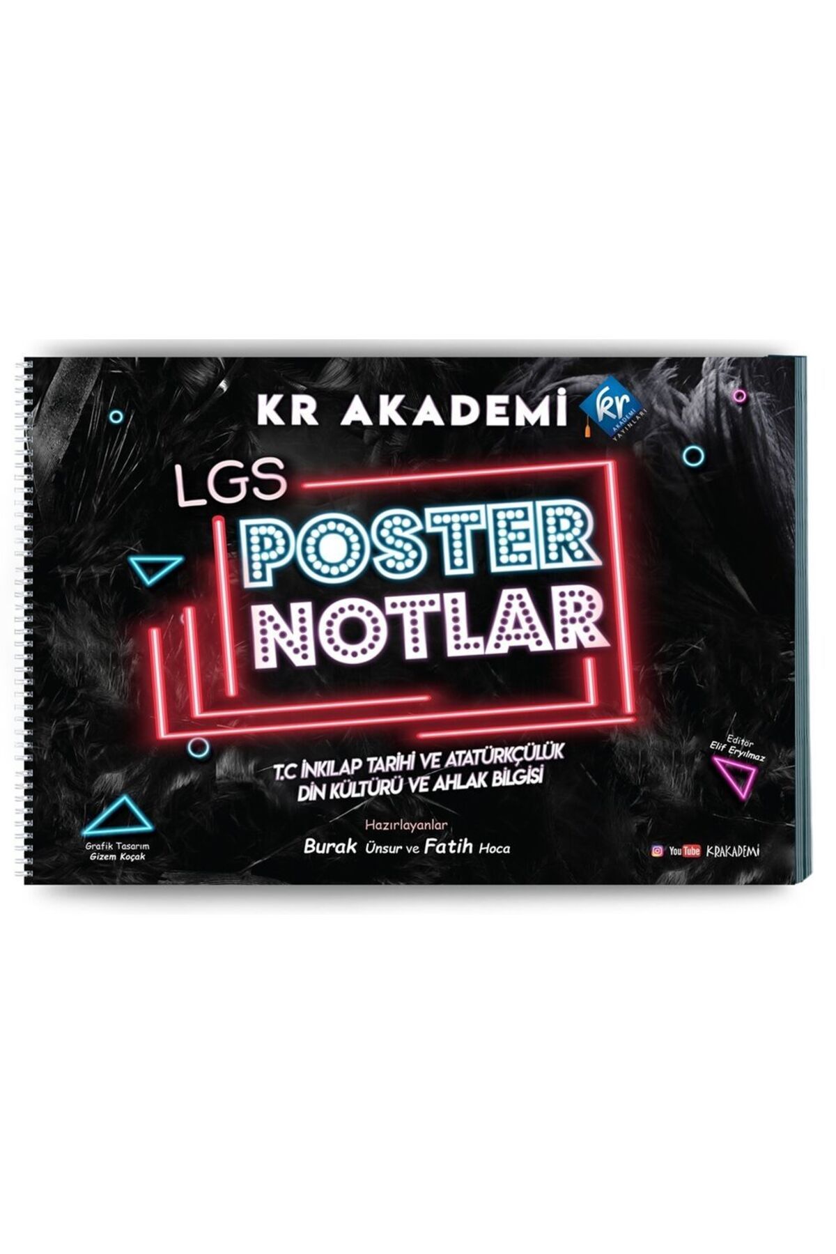 Ankara Kitap Merkezi LGS İnkılap Tarihi ve Atatürkçülük Din Kültürü ve Ahlak Bilgisi Poster Notlar KR Akademi