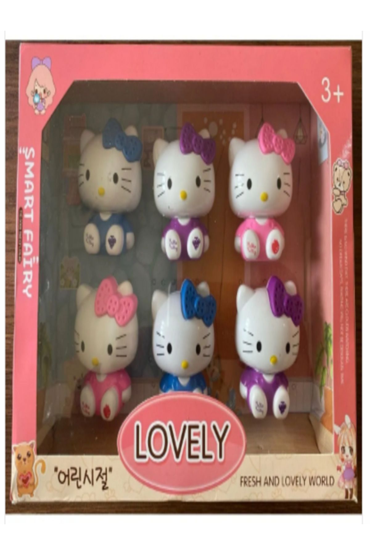 zirve oyuncak Hello Kitty 6 lı Figür Karekter Oyuncak