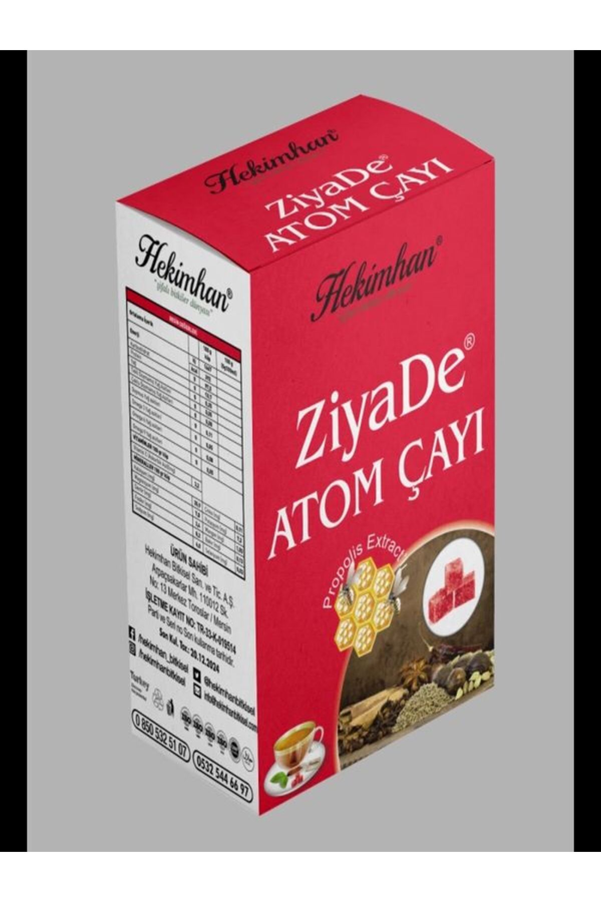 GNY BLK Atom Çayı (zencefil zerdeçal tarçın aromalı)