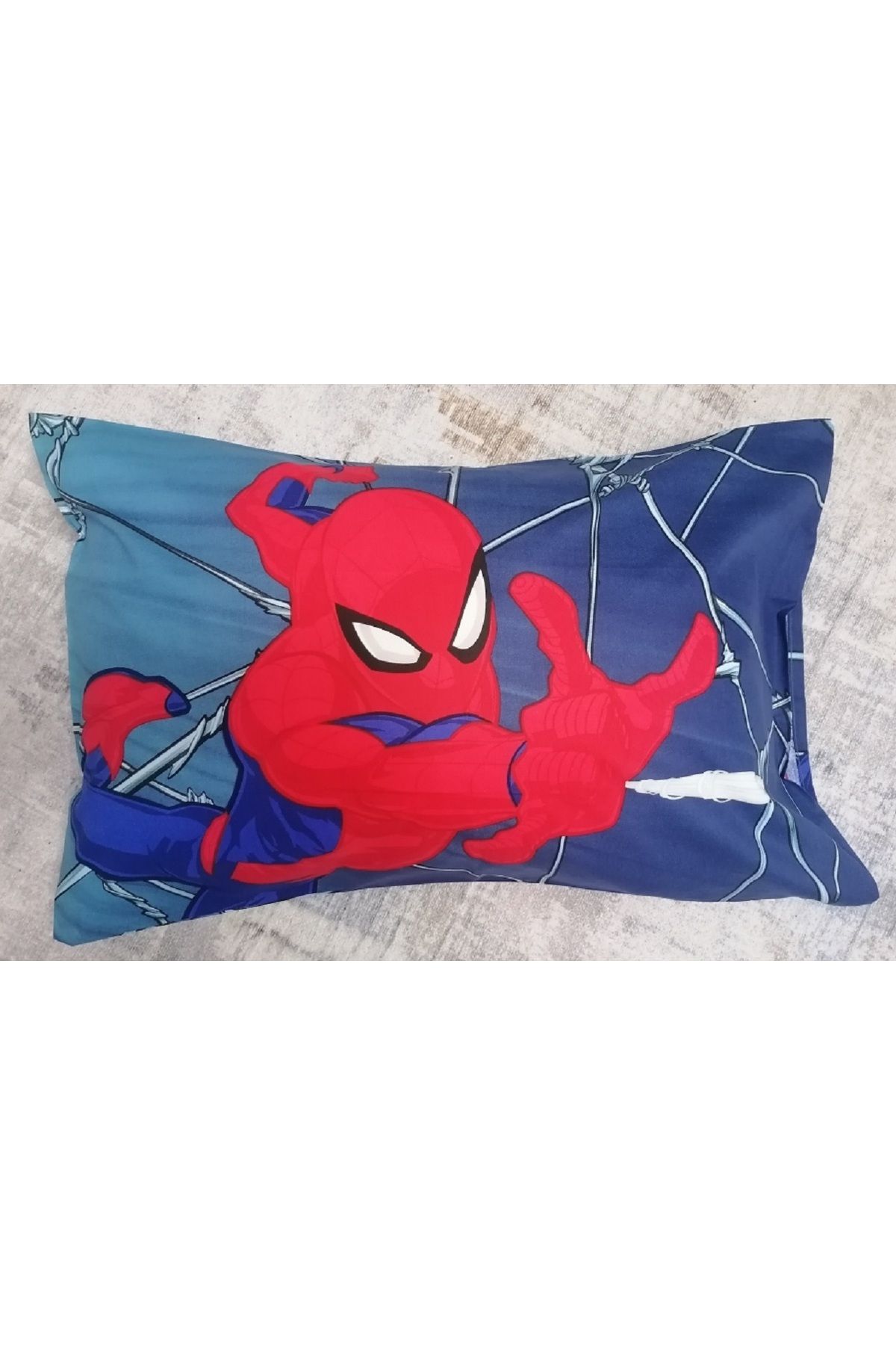 Taç Taç Spiderman Yastık Kılıfı 50x70 Cm. %100 Pamuk Ranforce