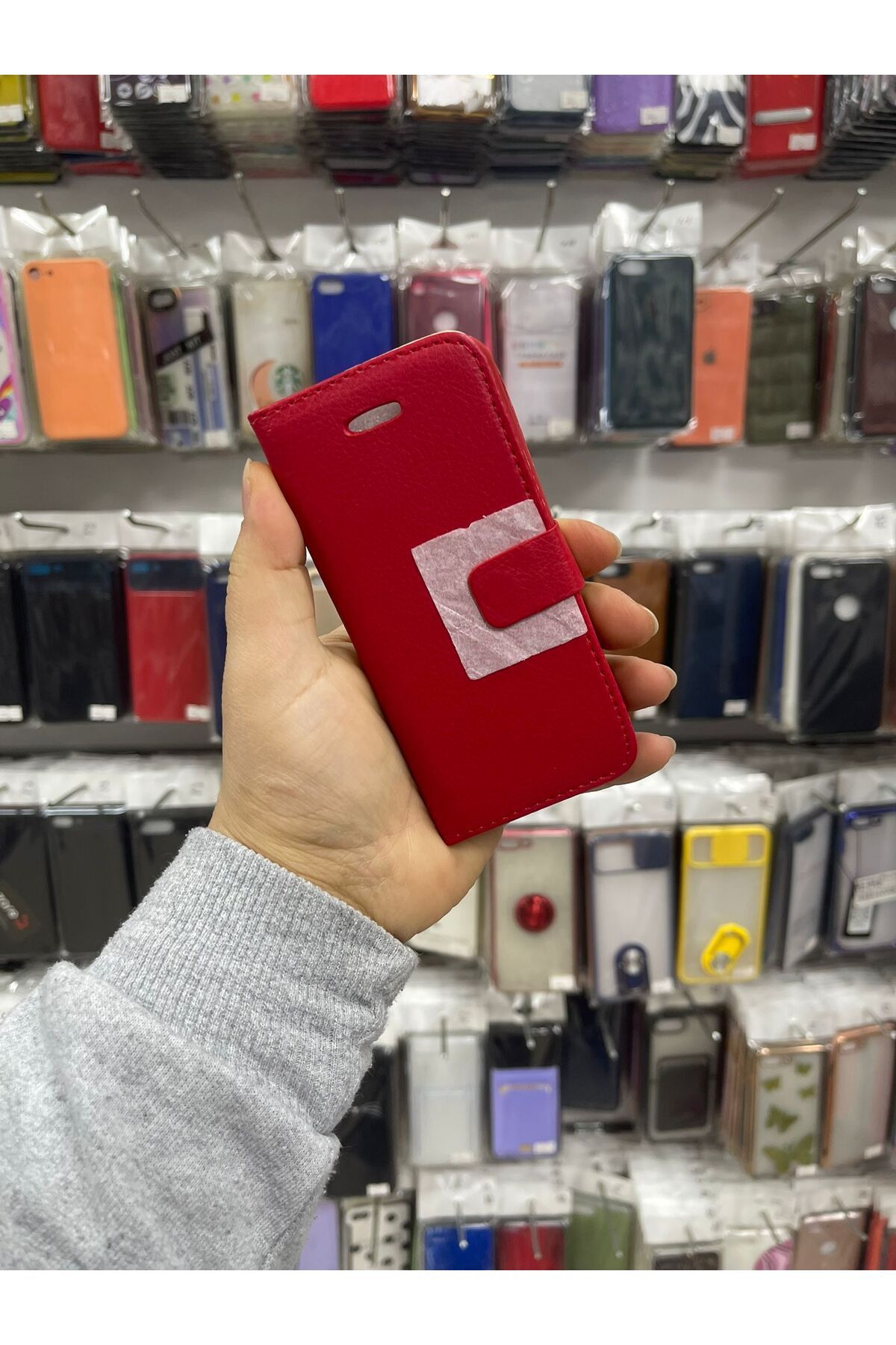 TECNOTREND APPLE İPHONE 5/5S KAPAKLIı KOPÇALI KILIF