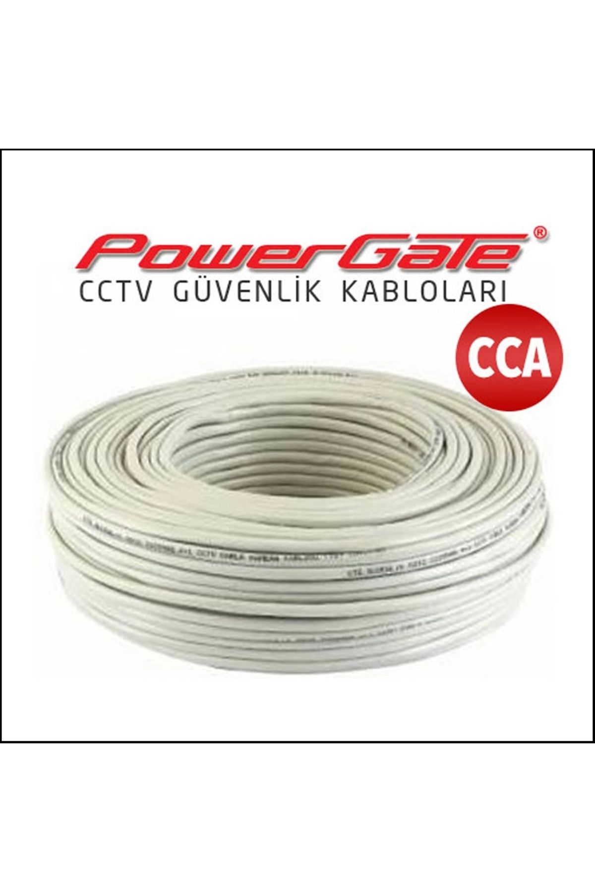 Powergate Cell 90mt, 2 1 (2X0,22 0,25) Cca, Cctv Güvenlik Kablosu