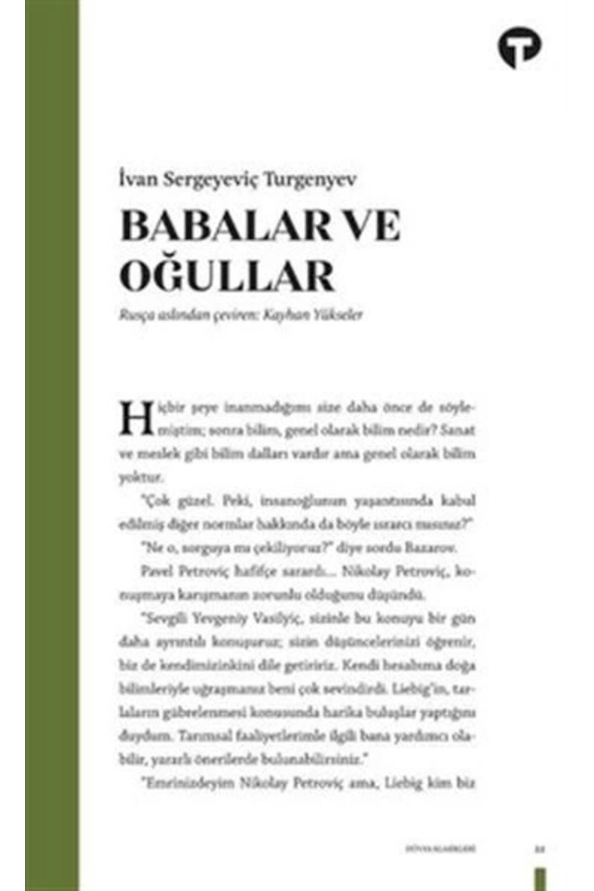 Turkuvaz Kitap Babalar ve Oğullar