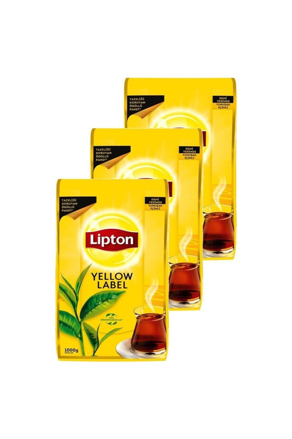 Lipton Yellow Label Dökme Çay 1000grx 3 Adet