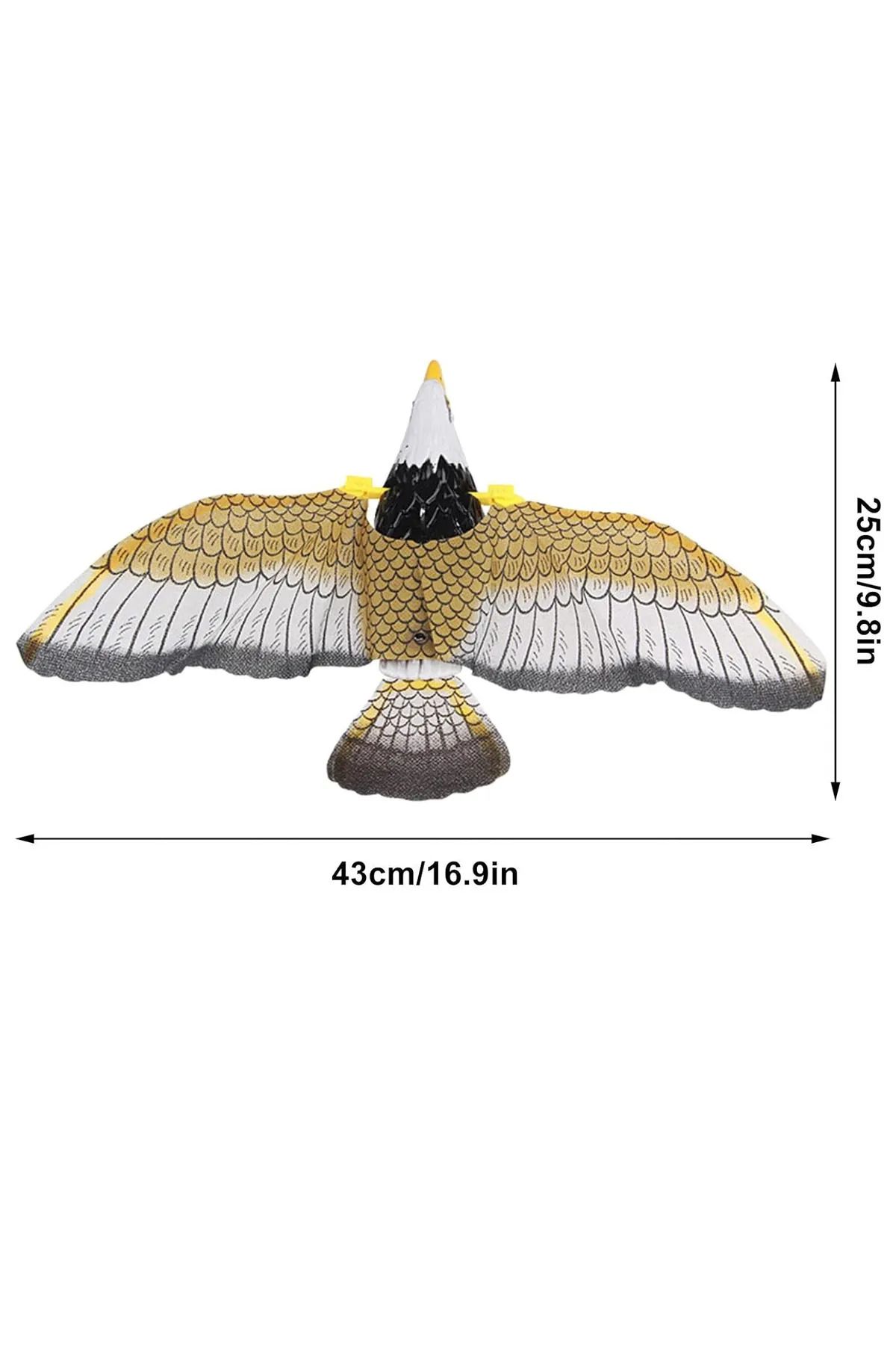 TİNEKE-Ceiling Hanging Cat Toy - Animated Eagle Bird 2