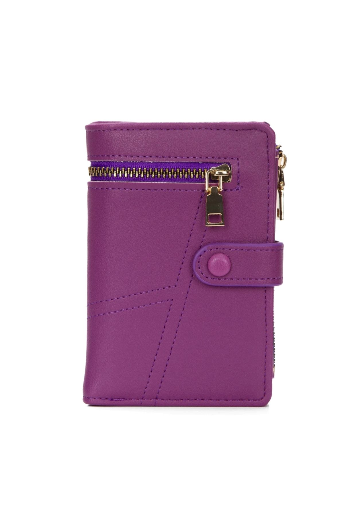 Newish Polo-Newi̇sh Polo Pat Women's Card Holder Wallet with Zipper 3