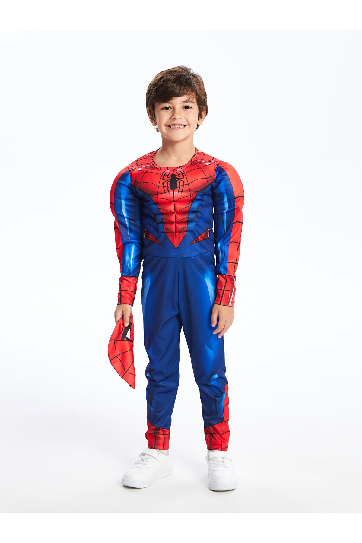 LC Waikiki Spiderman Baskılı Maskeli Erkek Çocuk Kostüm